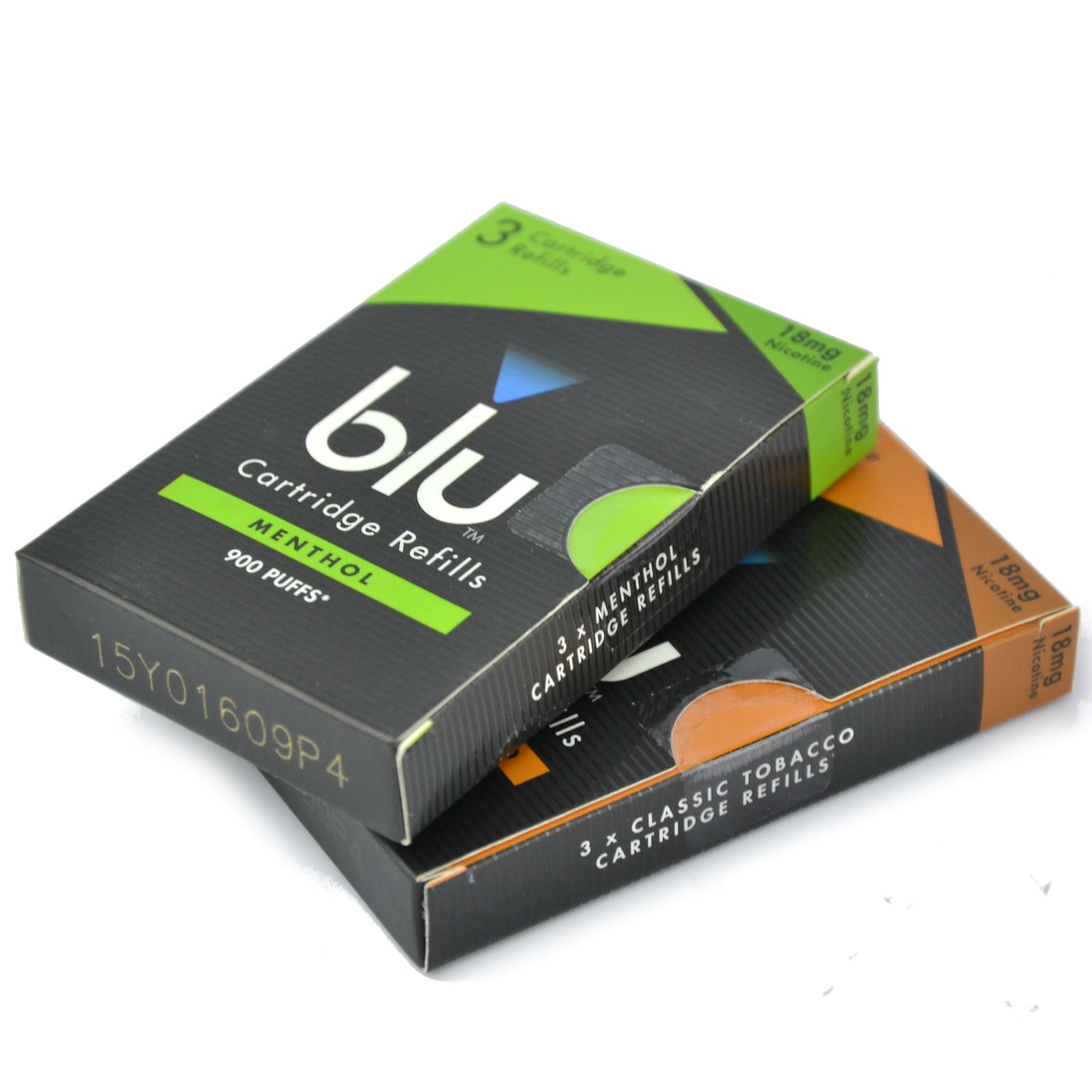 18MG Blu ecig cartomizer Cartridge Refills 3x Box Classic Tobacco
