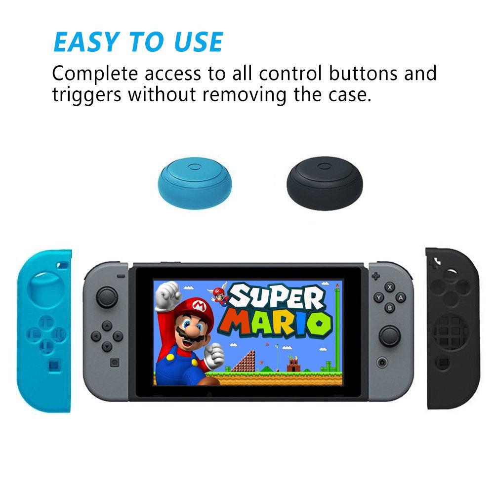 Silikon Grip Case Abdeckung Gummi für Nintendo Switch Joy-Con Controller GamePad - Bild 37 von 54
