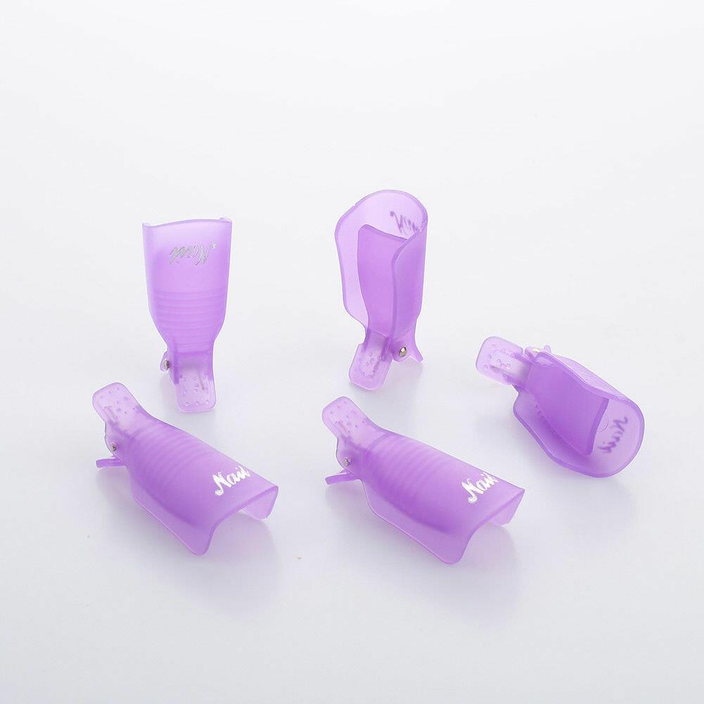 10 Stck. Nail Art Gel Politur Entferner Nagel Einweichen Clips Kappen - Bild 12 von 12
