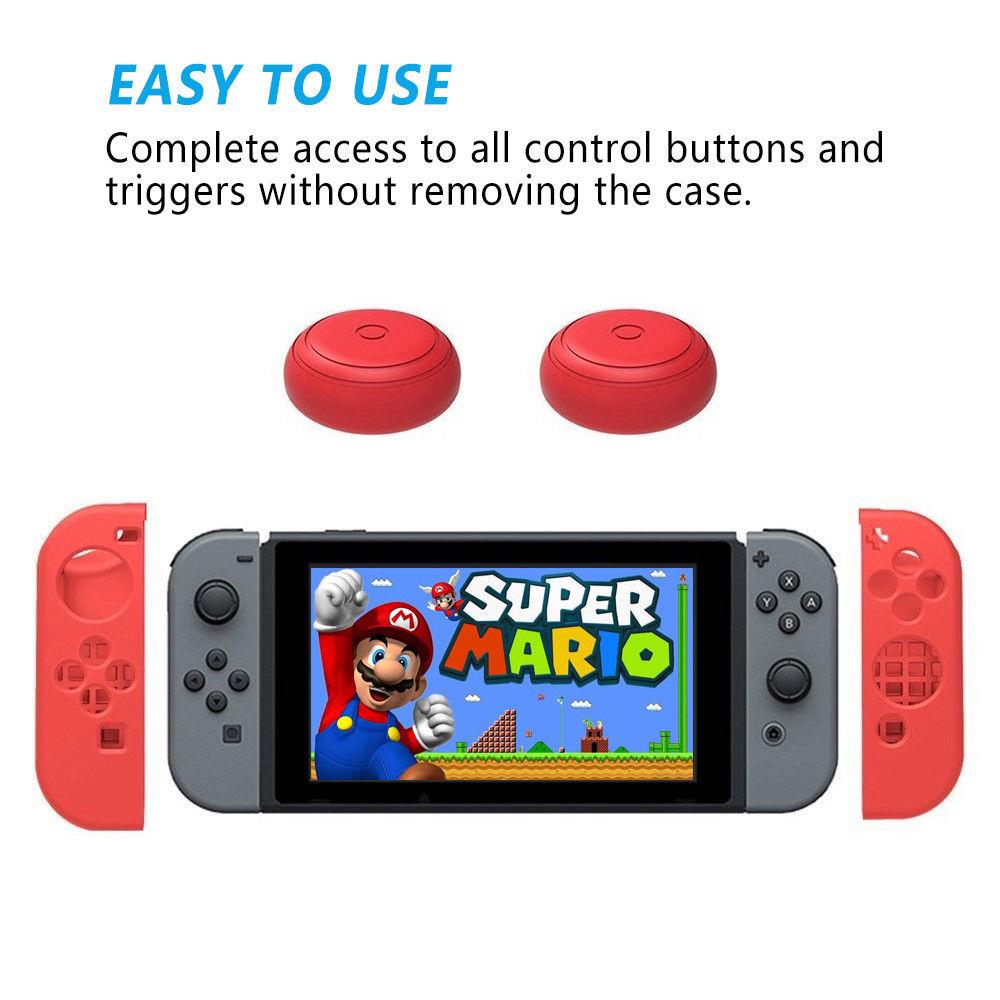 Silikon Grip Case Abdeckung Gummi für Nintendo Switch Joy-Con Controller GamePad - Bild 25 von 54