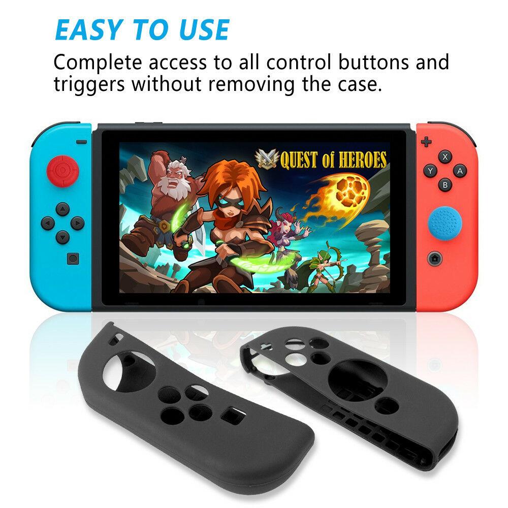 Silikon Grip Case Abdeckung Gummi für Nintendo Switch Joy-Con Controller GamePad - Bild 14 von 54