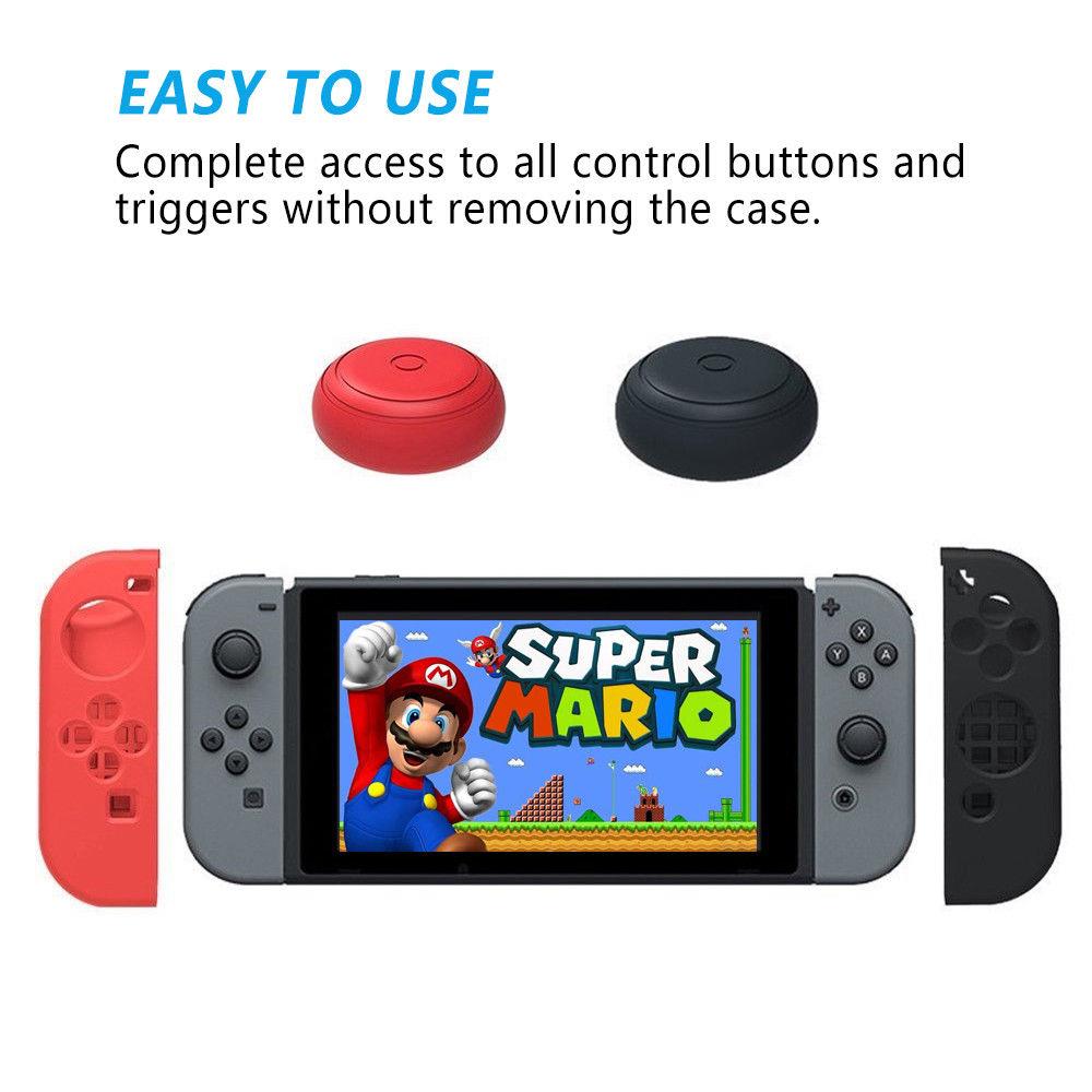 Silikon Grip Case Abdeckung Gummi für Nintendo Switch Joy-Con Controller GamePad - Bild 43 von 54