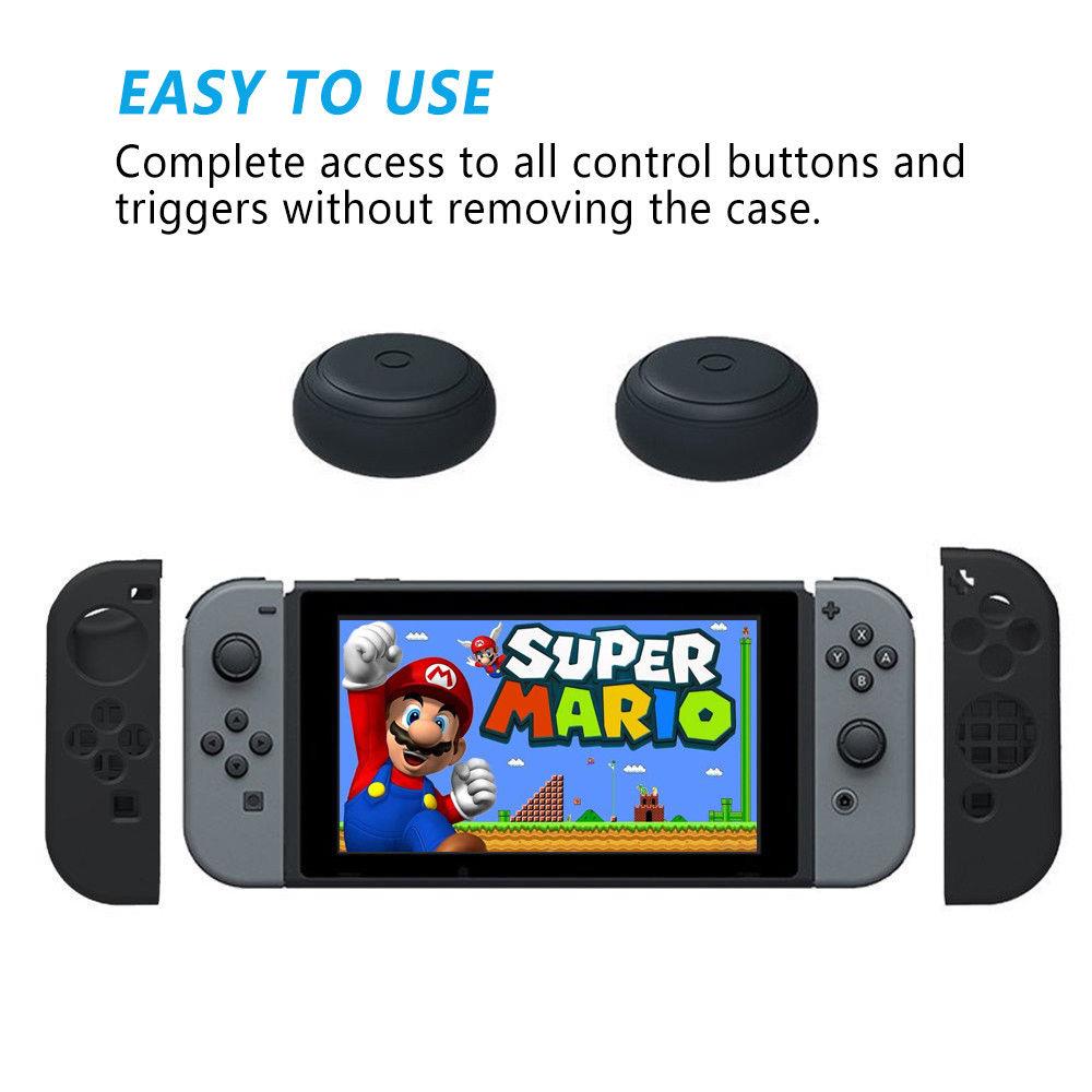 Silikon Grip Case Abdeckung Gummi für Nintendo Switch Joy-Con Controller GamePad - Bild 13 von 54