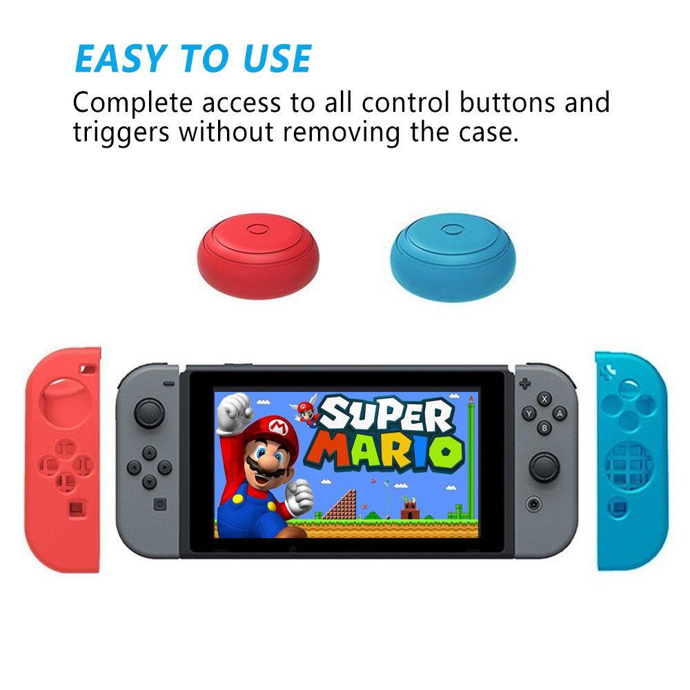 Silikon Grip Case Abdeckung Gummi für Nintendo Switch Joy-Con Controller GamePad - Bild 49 von 54