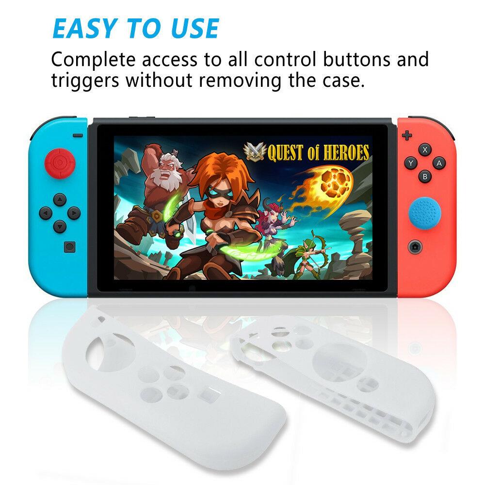 Silikon Grip Case Abdeckung Gummi für Nintendo Switch Joy-Con Controller GamePad - Bild 33 von 54