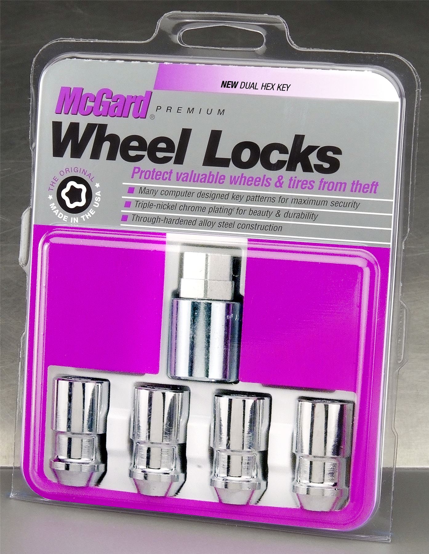 McGard 1/2"20 Locking Wheel Lug Nuts & Key 3/4" & 13/16" Hex eBay