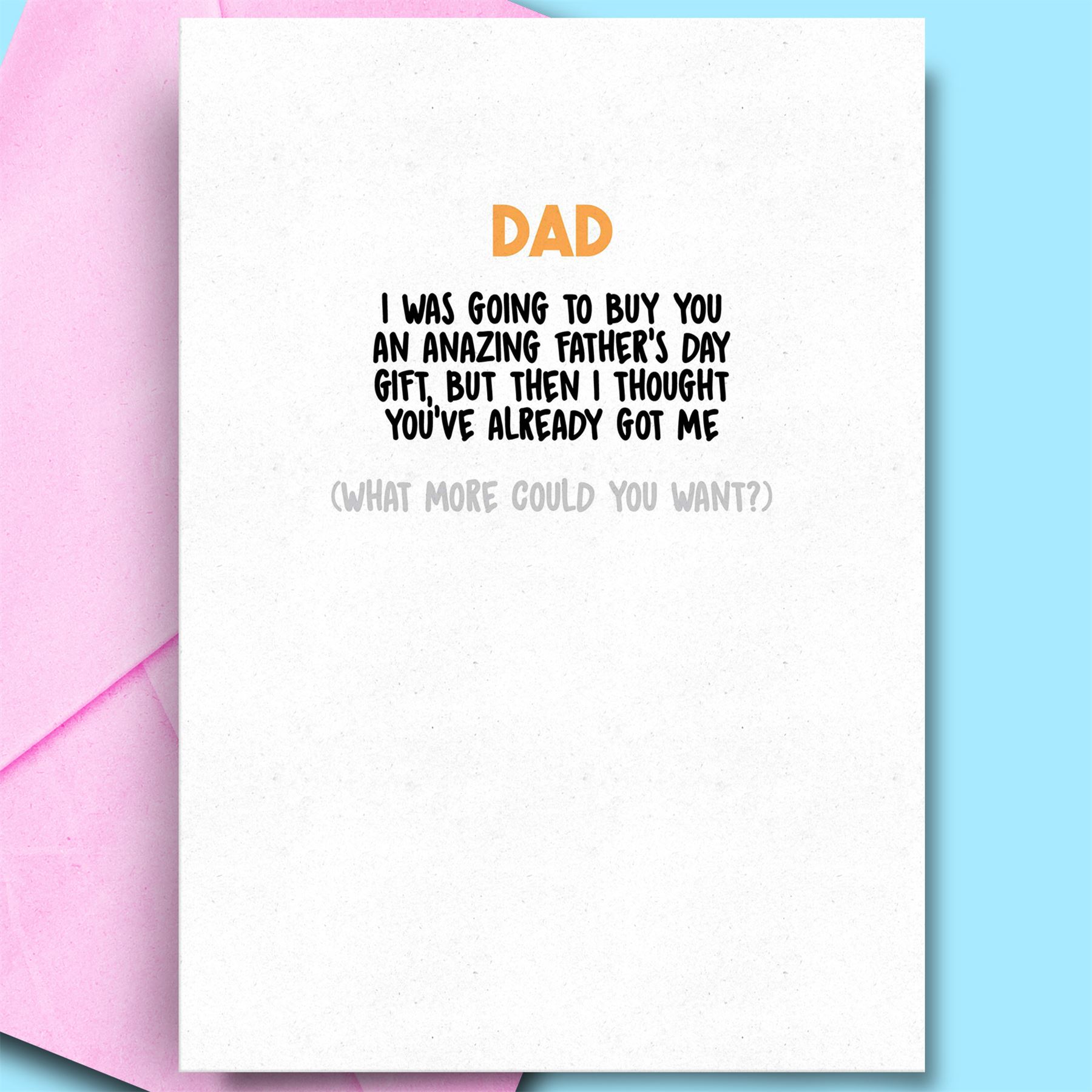 sarcastic father's day gifts
