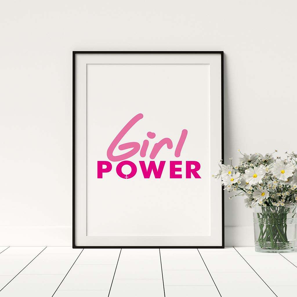 Female Decor Feminist Quotes Girl Power Poster Spice Girl