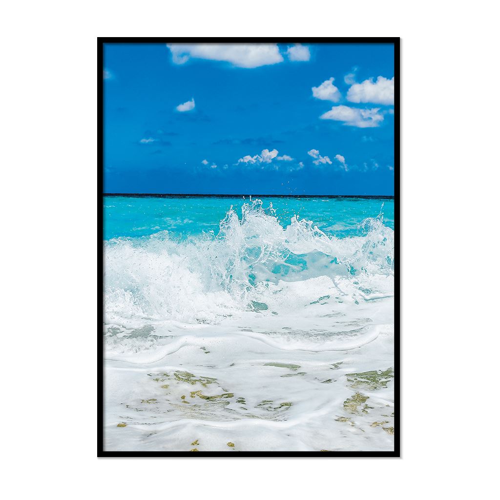 Beach Prints Coastal Wall Art Framed Sea Pictures Nature Ocean Bathroom décor - Picture 13 of 32