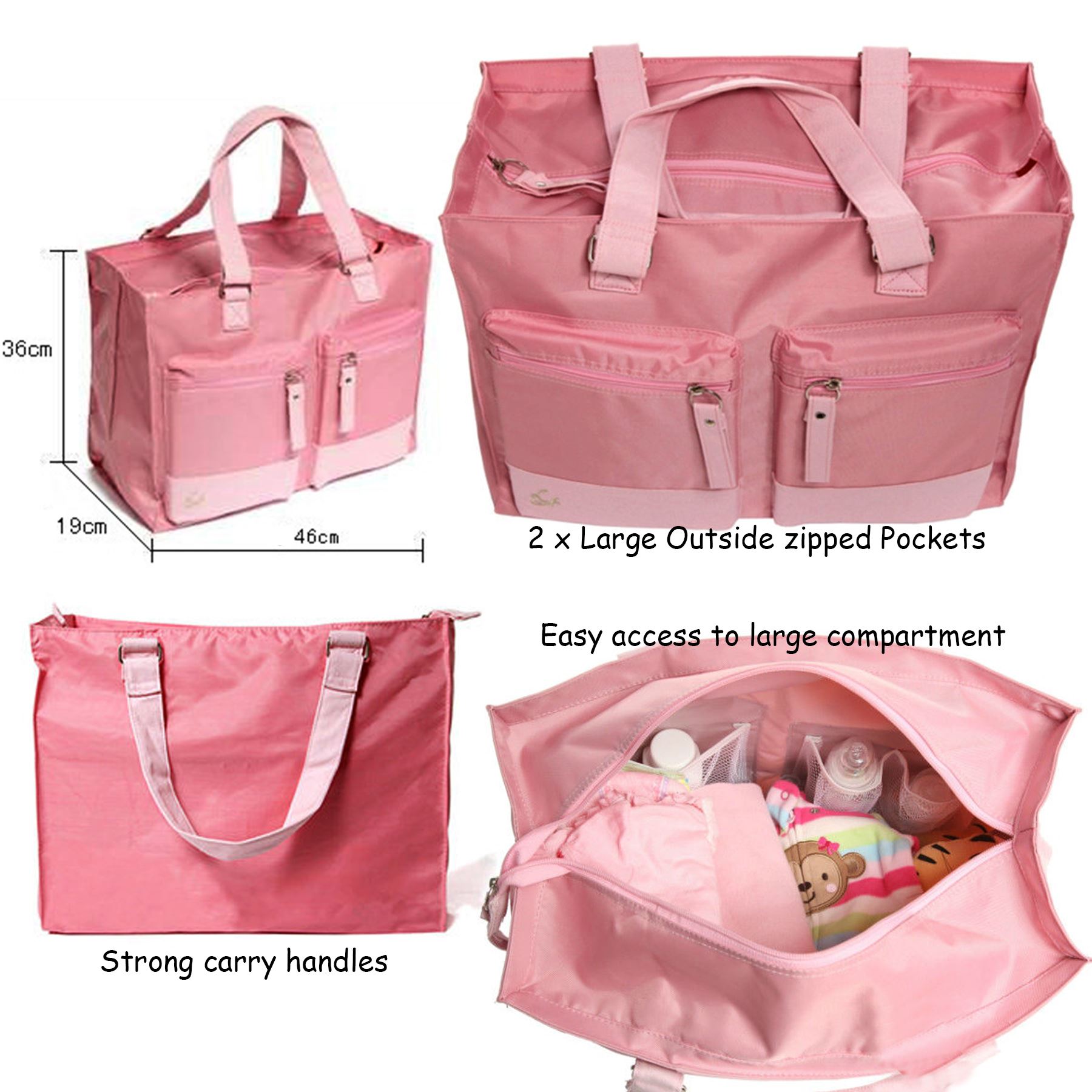baby changing holdall