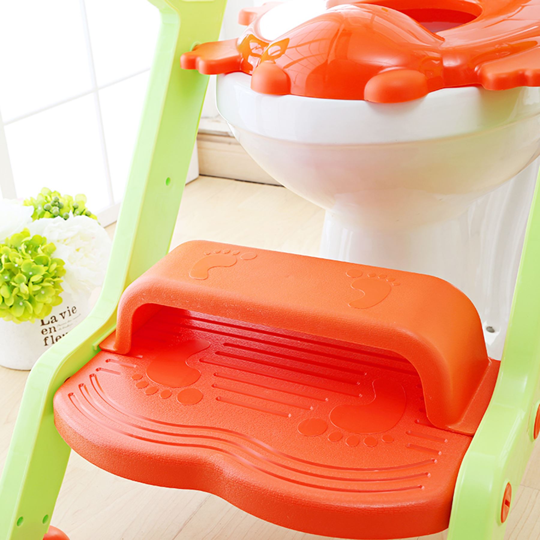 Baby Toddler Toilet Training potty Seat 2 step Ladder Toilet trainer