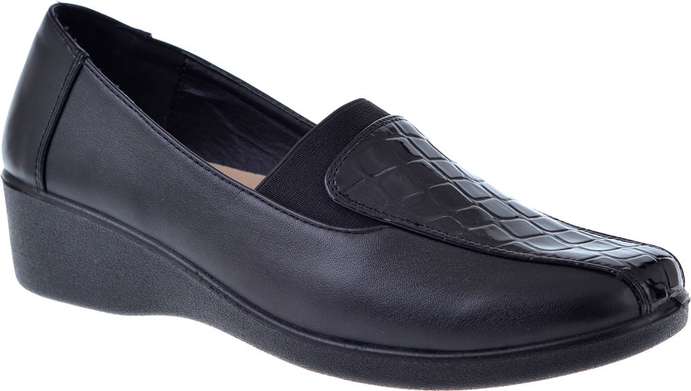 Ladies Low Heel Casual Comfort Shoes Womens Office Work School