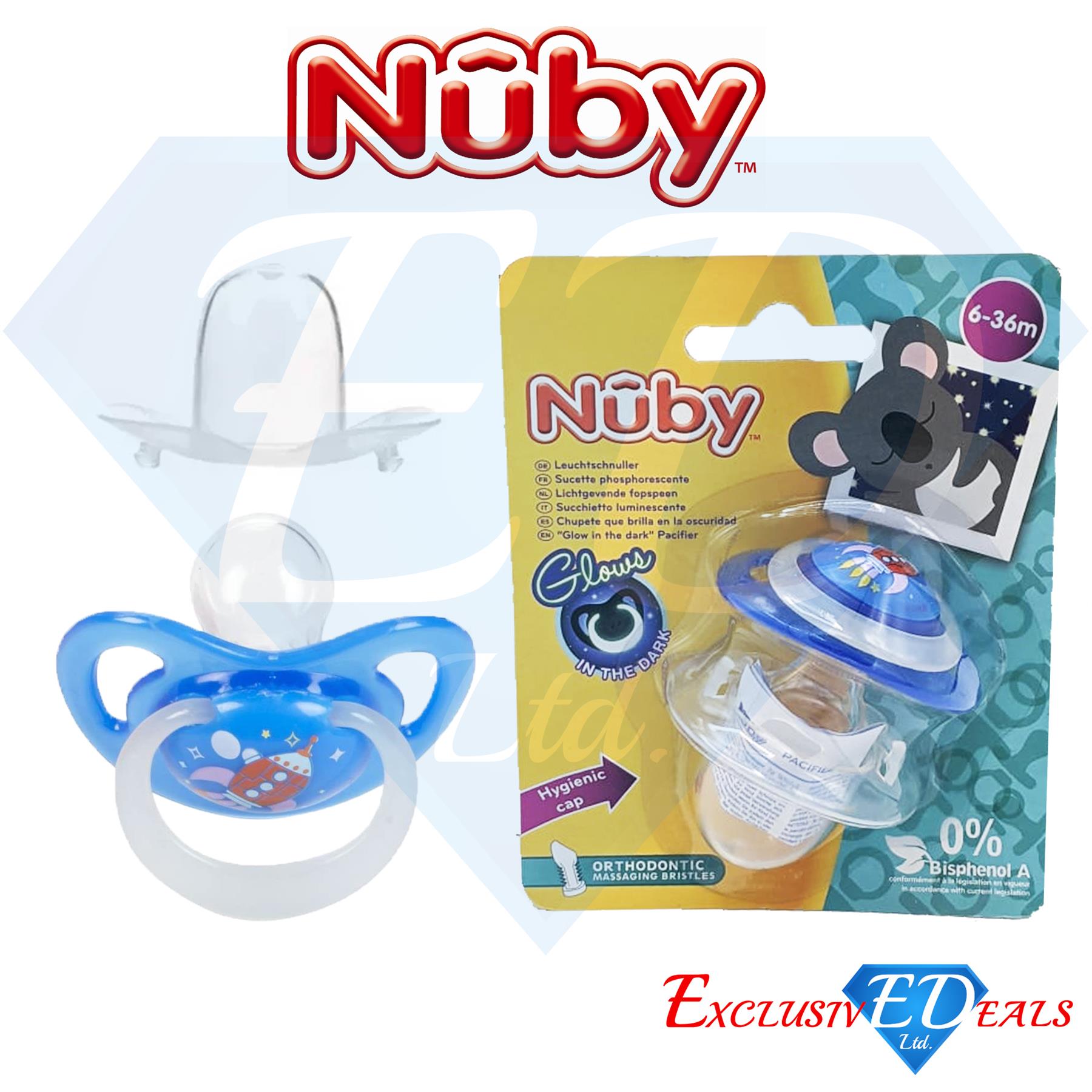 Nuby Soothers Orthodontic / Massaging Pacifiers 0-36Months Comfort Dummy - Picture 28 of 45