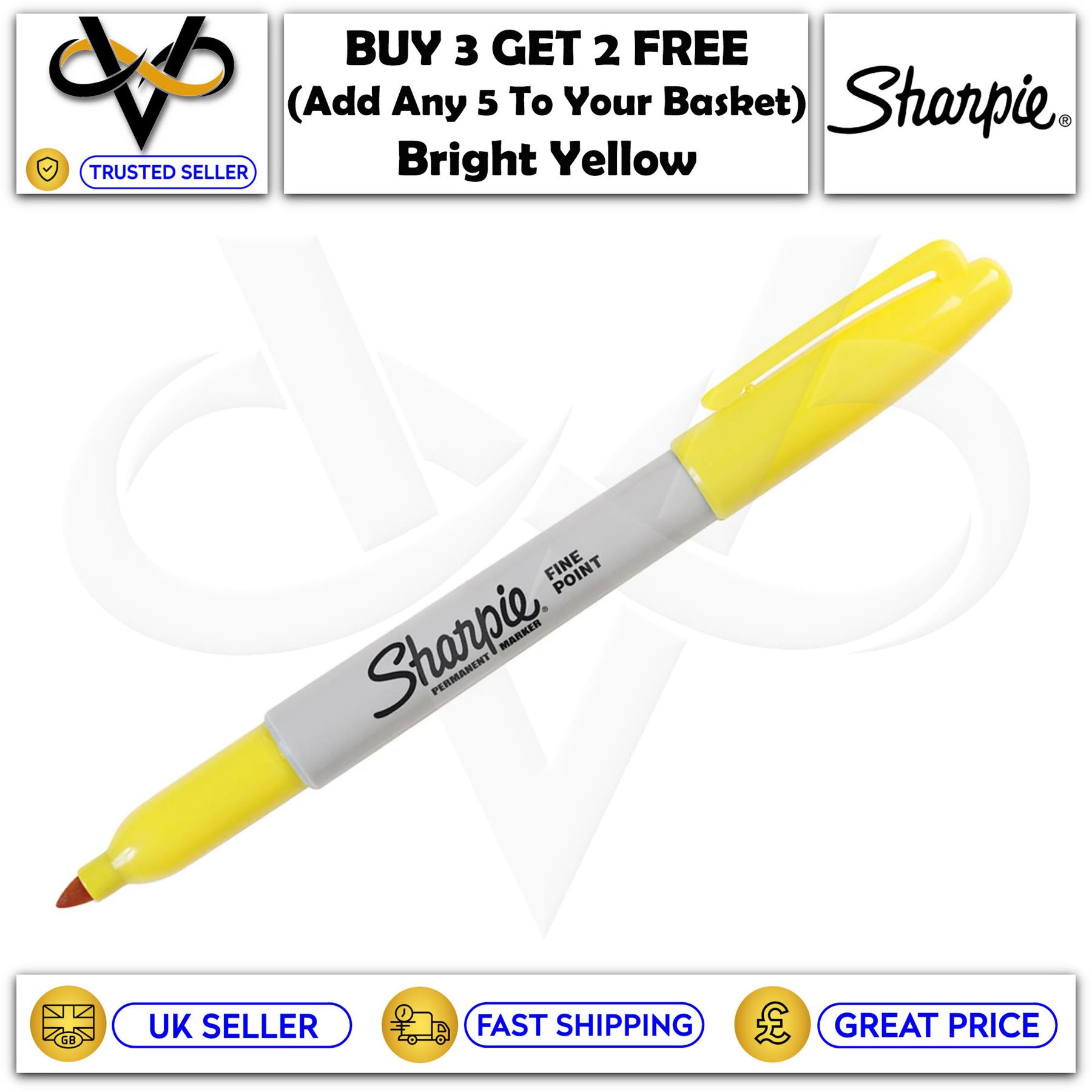 Sharpie Permanent Fine Point Marker Pens Optimal Precision & Smooth Ink Flow - Picture 8 of 37