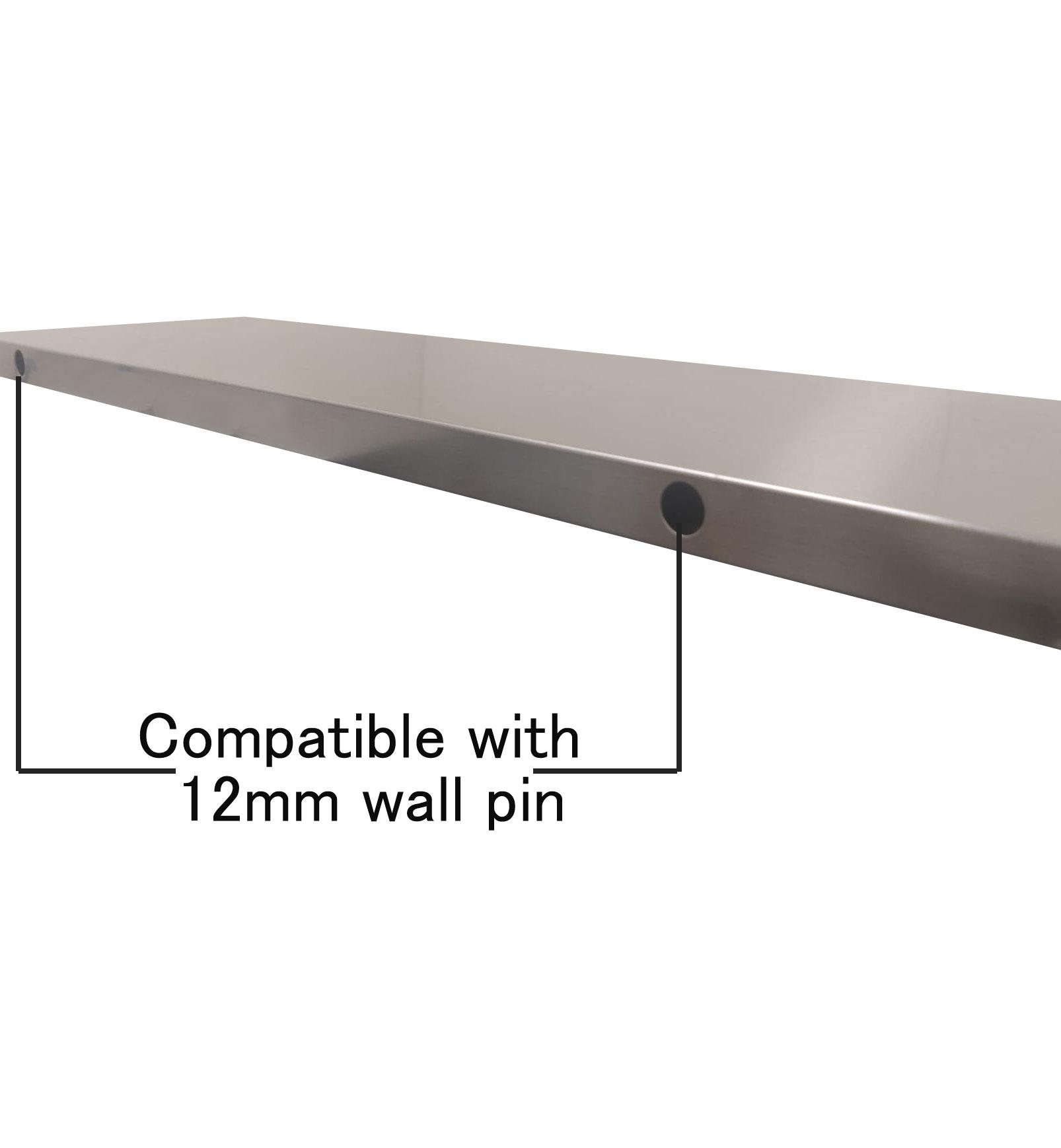 Floating Shelf Boards 60cm 80cm 90cm 120cm Home Storage Decor Wall Shelf White - Picture 25 of 29