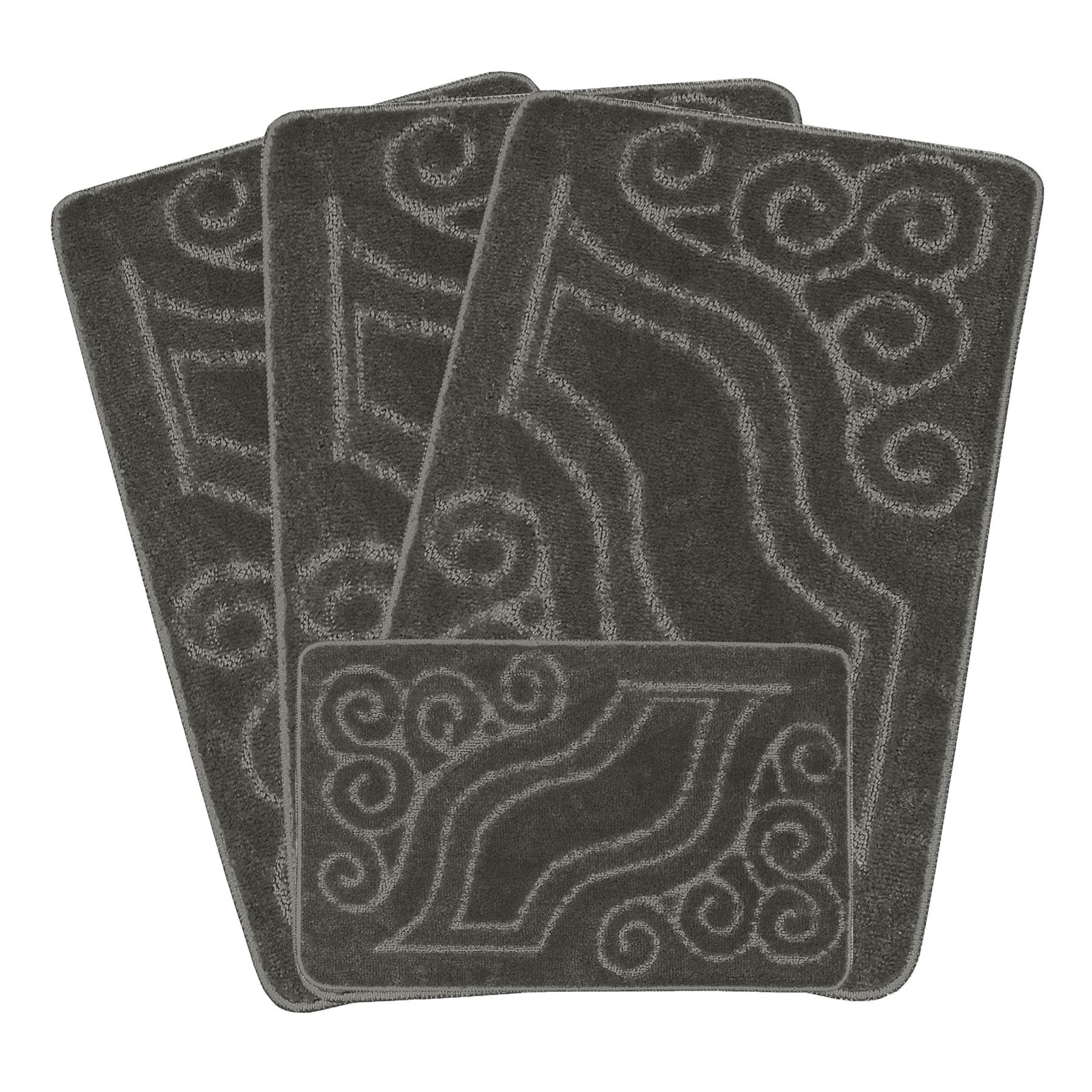 4pc Washable Caravan Rugs Romany Gypsy Mats Non-Slip Soft Tourer Set 67x120cm - Picture 7 of 30