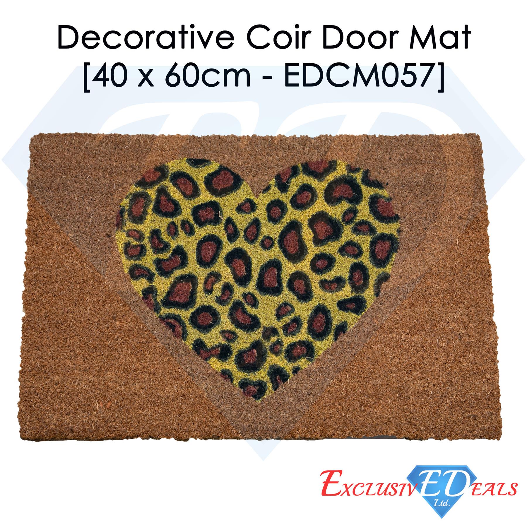 Door Mat Doormats Non Slip Natural Coir Welcome Indoor Outdoor Home Backdoor Mat - Picture 29 of 52