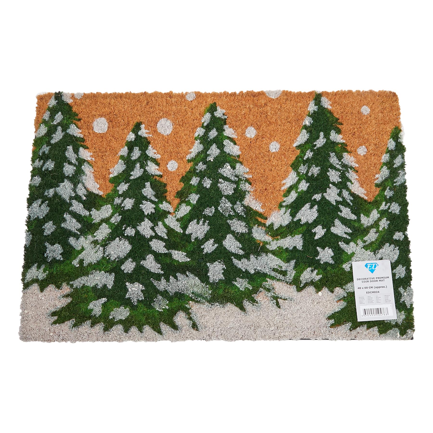 Door Mat Doormats Non Slip Natural Coir Welcome Indoor Outdoor Home Backdoor Mat
