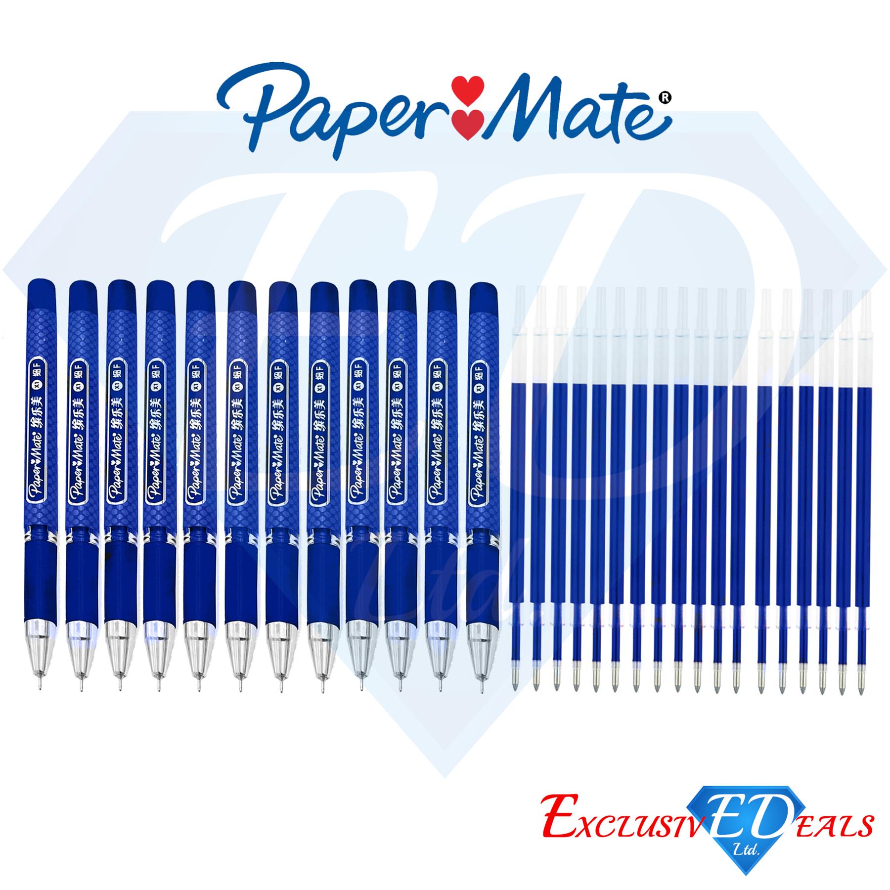 Paper Mate Tinte Joy Tintenroller Gelstift + blaue Tinte Minen 0,5 mm glatte Neu im Karton - Bild 11 von 12