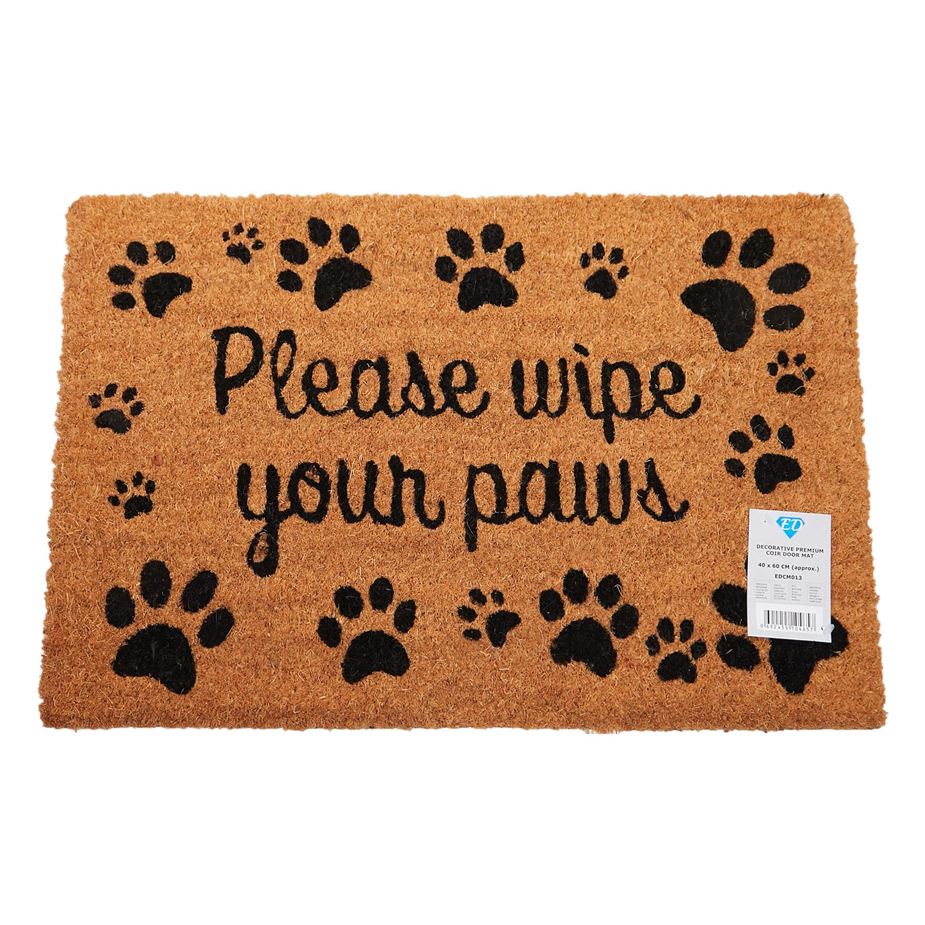 Door Mat Doormats Non Slip Natural Coir Welcome Indoor Outdoor Home Backdoor Mat - Picture 12 of 52