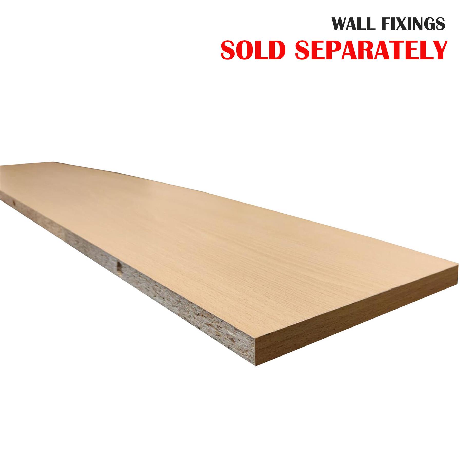 Floating Shelf Boards 60cm 80cm 90cm 120cm Home Storage Decor Wall Shelf White - Picture 27 of 29