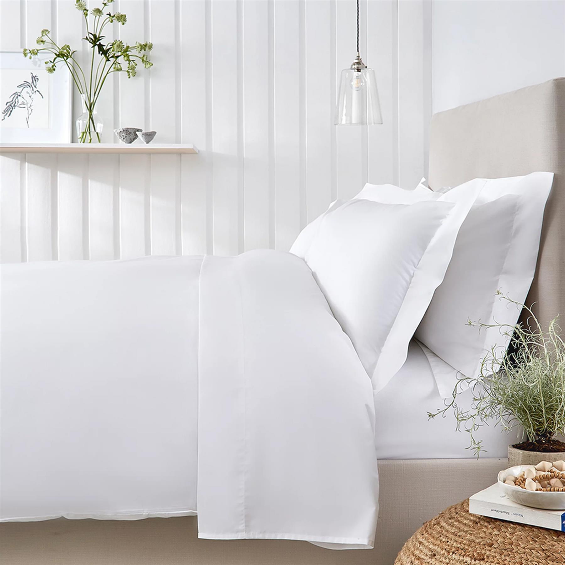 1000TC - Par de fundas de almohada Oxford/ama de casa de lujo teñidas lisas 100 % algodón egipcio - Imagen 9 de 12