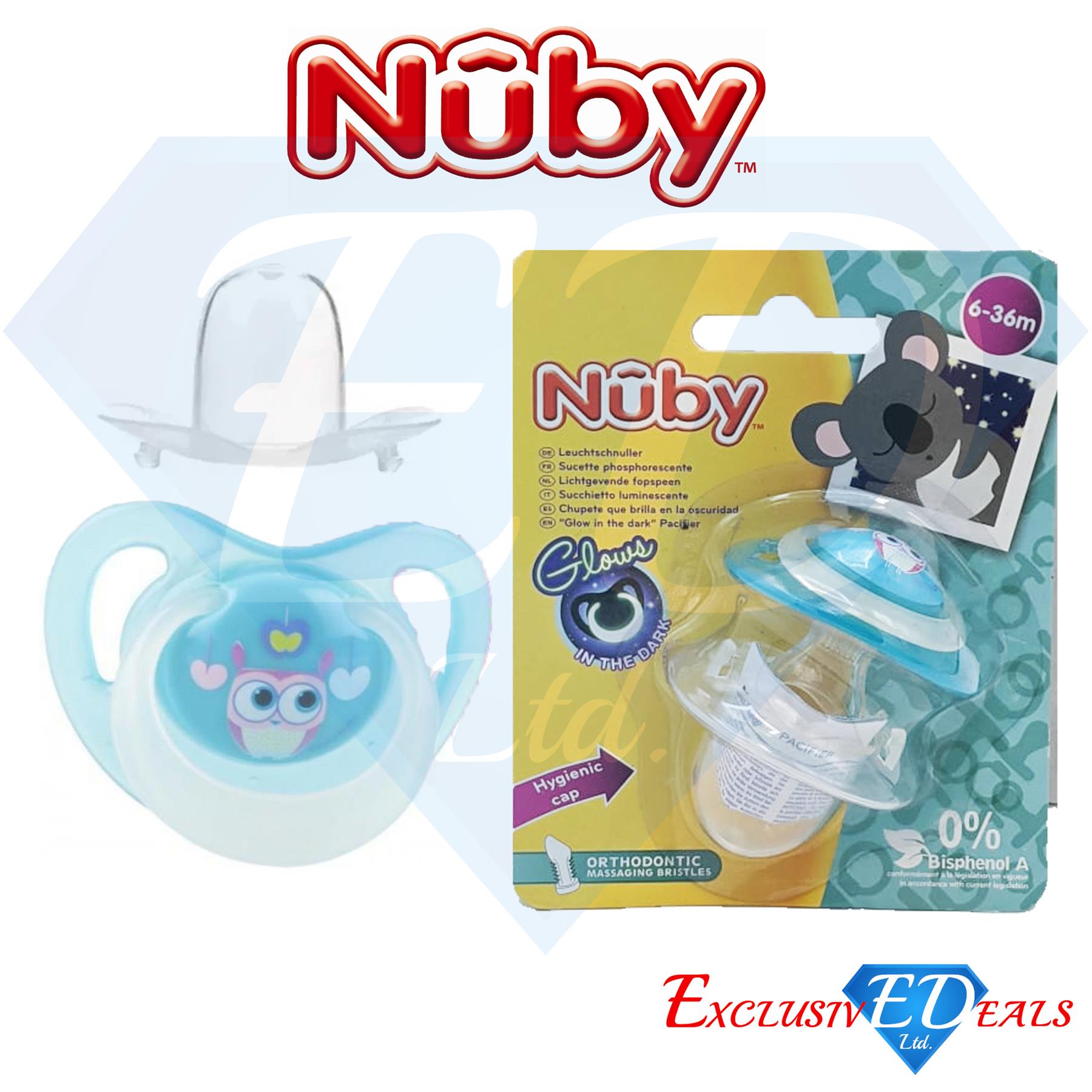 Nuby Soothers Orthodontic / Massaging Pacifiers 0-36Months Comfort Dummy - Picture 27 of 45
