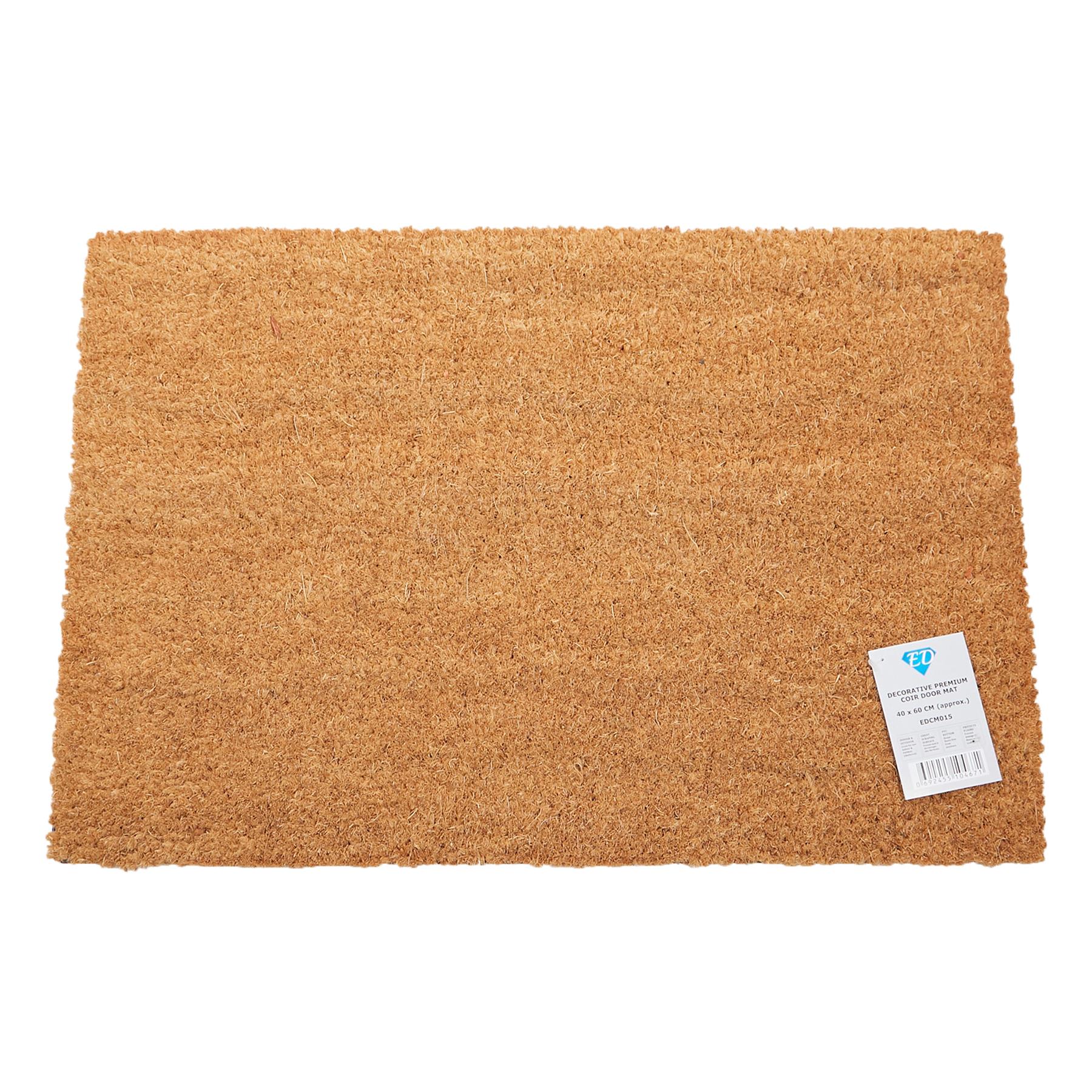 Door Mat Doormats Non Slip Natural Coir Welcome Indoor Outdoor Home Backdoor Mat - Picture 13 of 52