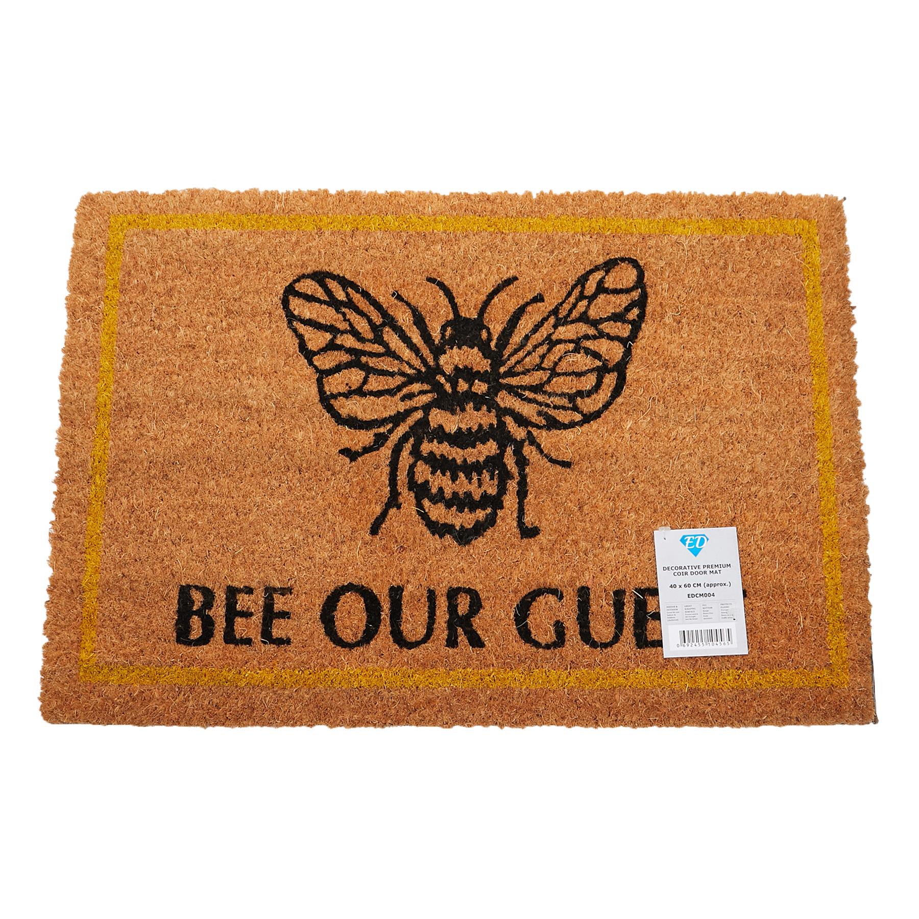 Door Mat Doormats Non Slip Natural Coir Welcome Indoor Outdoor Home Backdoor Mat - Picture 2 of 52