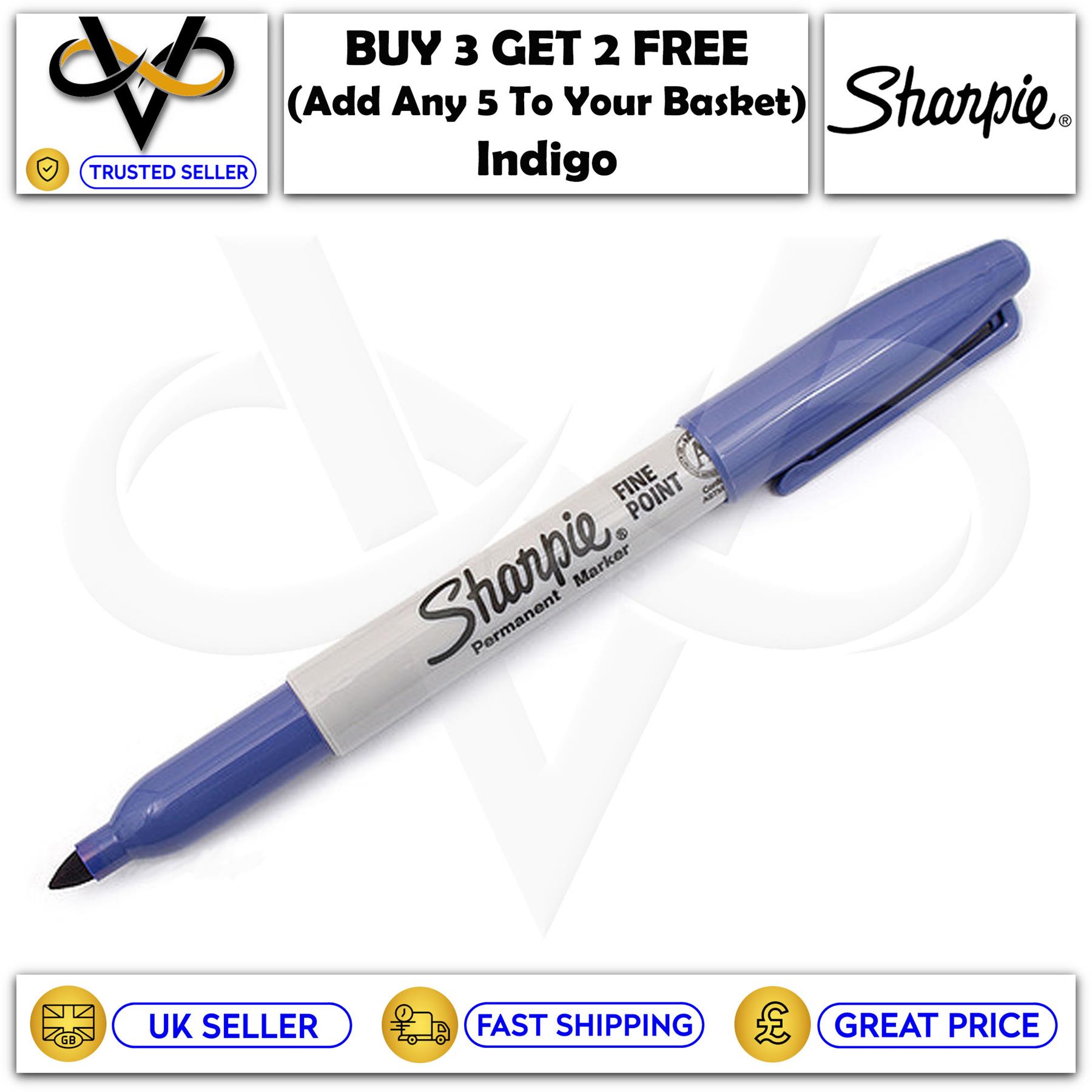 Sharpie Permanent Fine Point Marker Pens Optimal Precision & Smooth Ink Flow - Picture 14 of 37