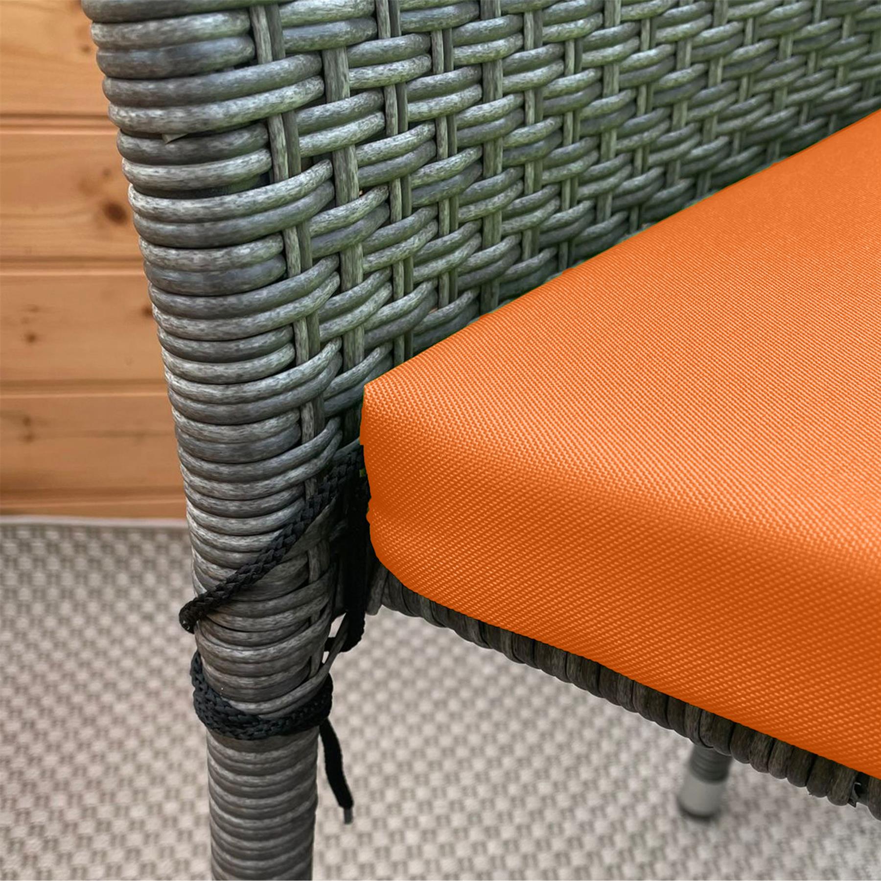 Outdoor Garden Patio Rattan Furniture Cushions Dining Chair Armchair