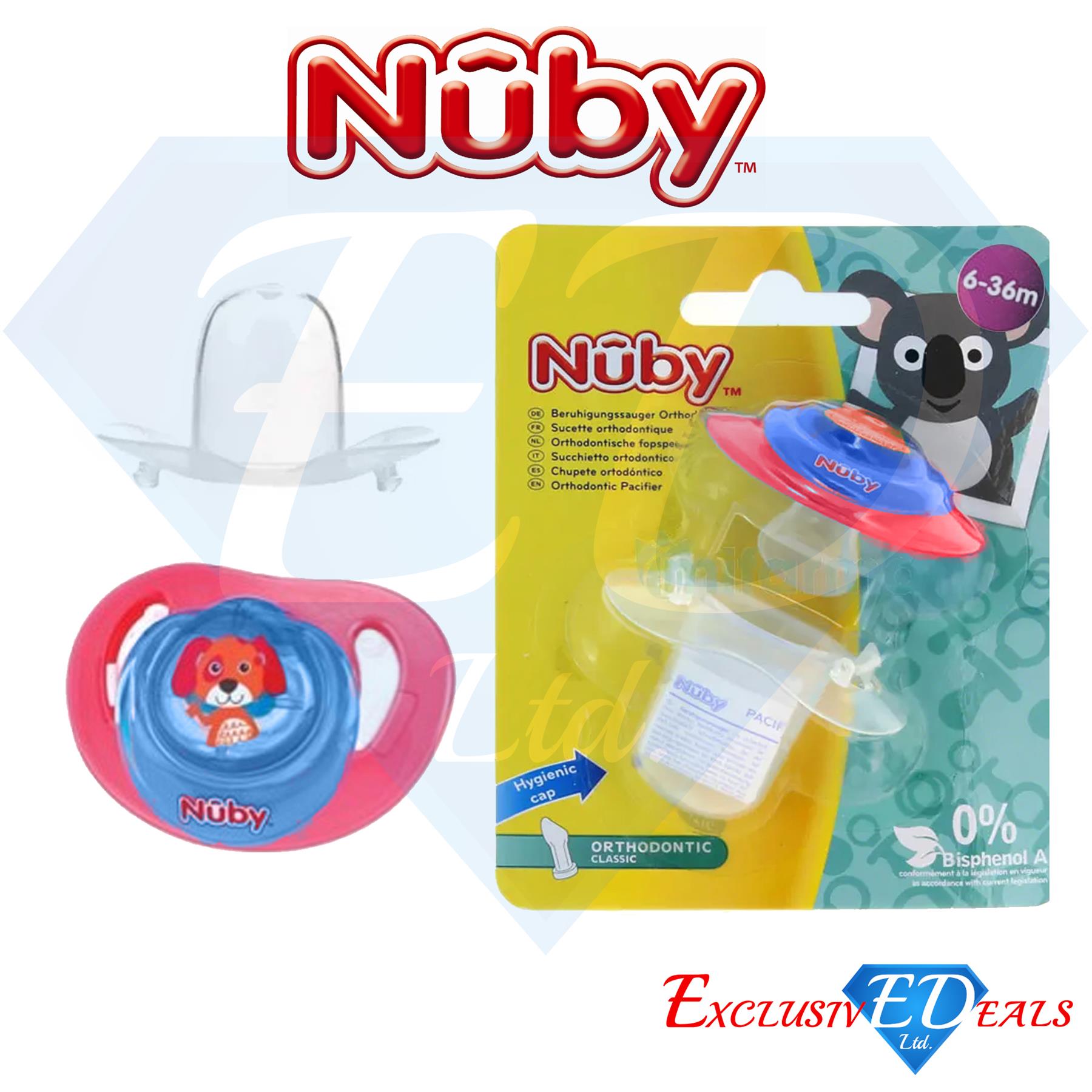 Nuby Soothers Orthodontic / Massaging Pacifiers 0-36Months Comfort Dummy - Picture 36 of 45
