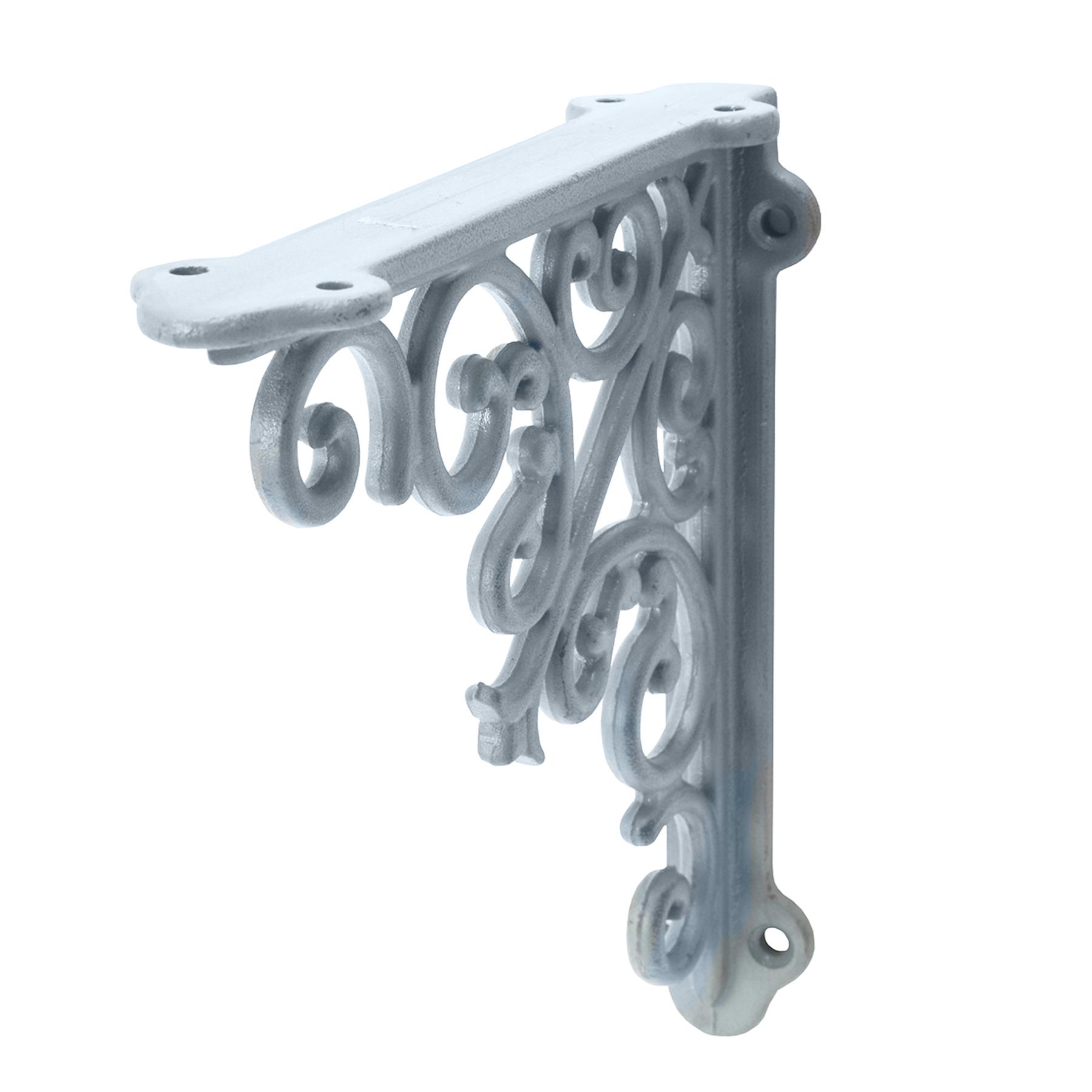 Cast Iron Wall Shelf Brackets - Heavy Duty Vintage Victorian Antique Rustic - Picture 48 of 49