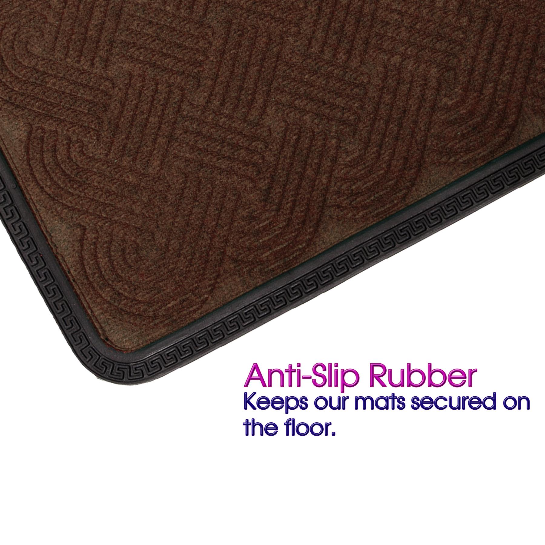 Natural Coir Door Mat 40 x 60cm Indoor Outdoor Spiral Celtic Knot Print Home Rug - Picture 27 of 41