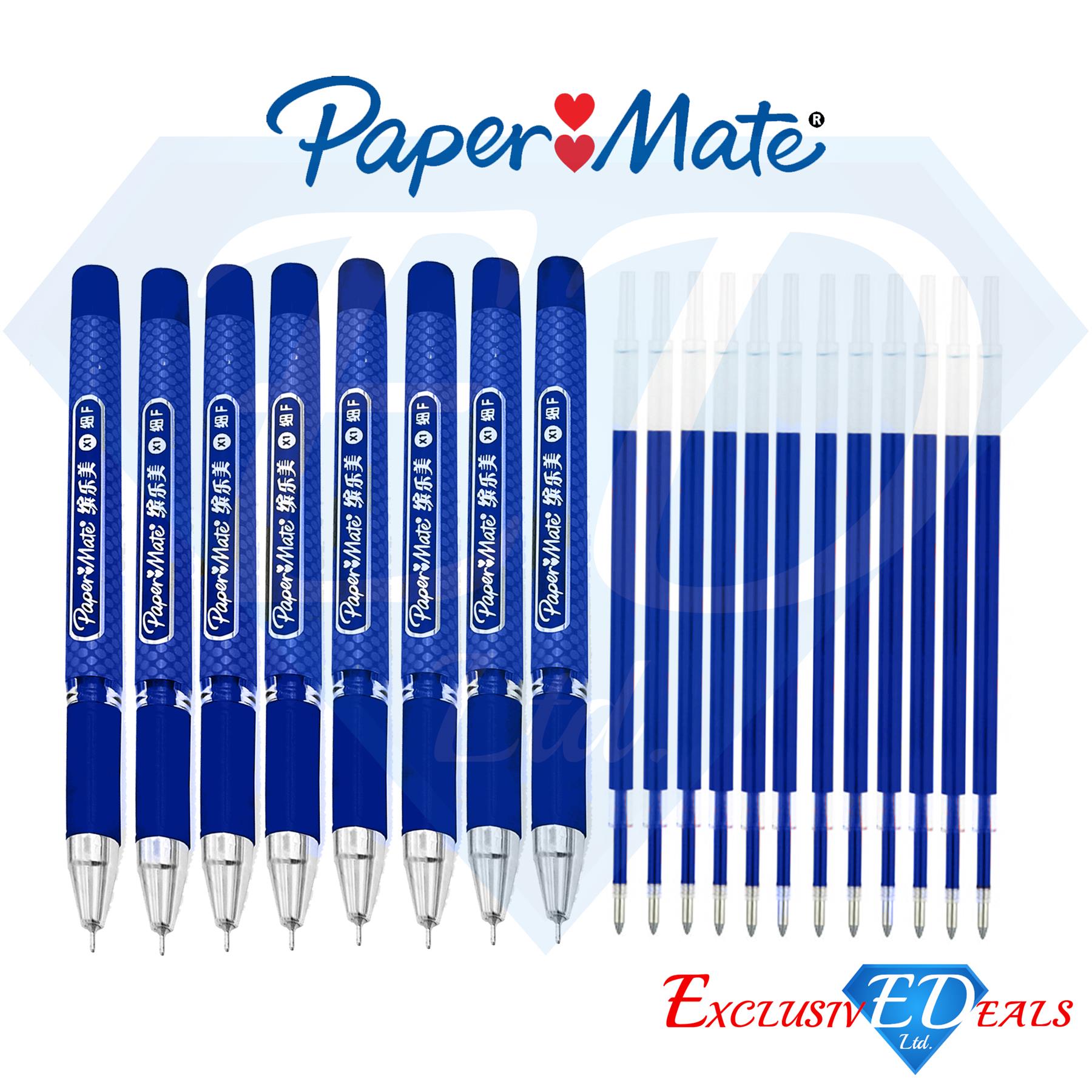 Paper Mate Tinte Joy Tintenroller Gelstift + blaue Tinte Minen 0,5 mm glatte Neu im Karton - Bild 9 von 12