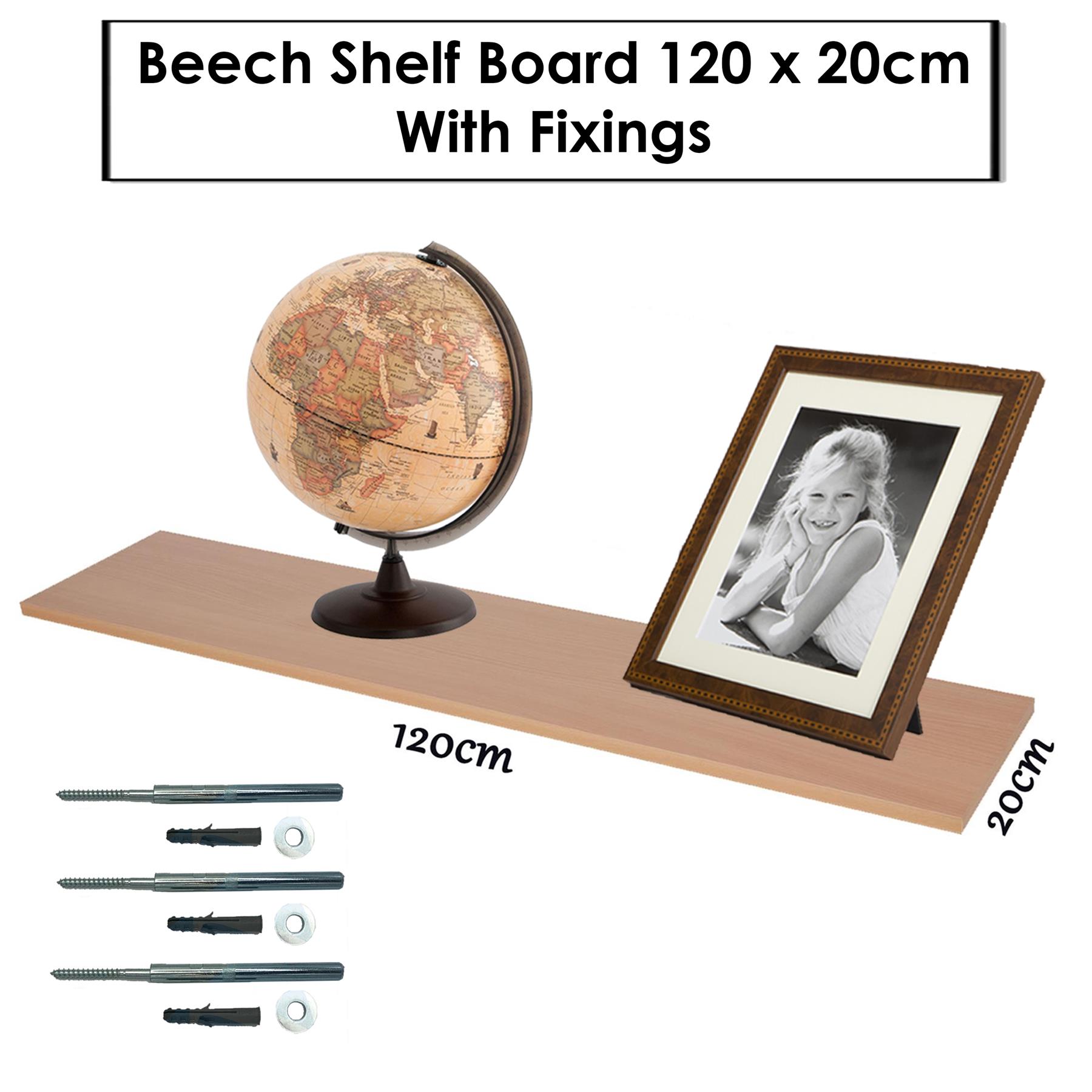 Floating Shelves 60cm,80cm,90cm,120cm Lengths - Shelf Boards Come With Fixings - Picture 77 of 105