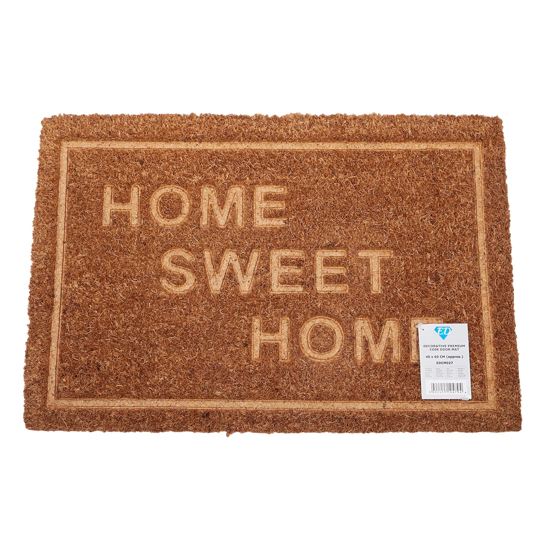 Door Mat Doormats Non Slip Natural Coir Welcome Indoor Outdoor Home Backdoor Mat - Picture 47 of 52