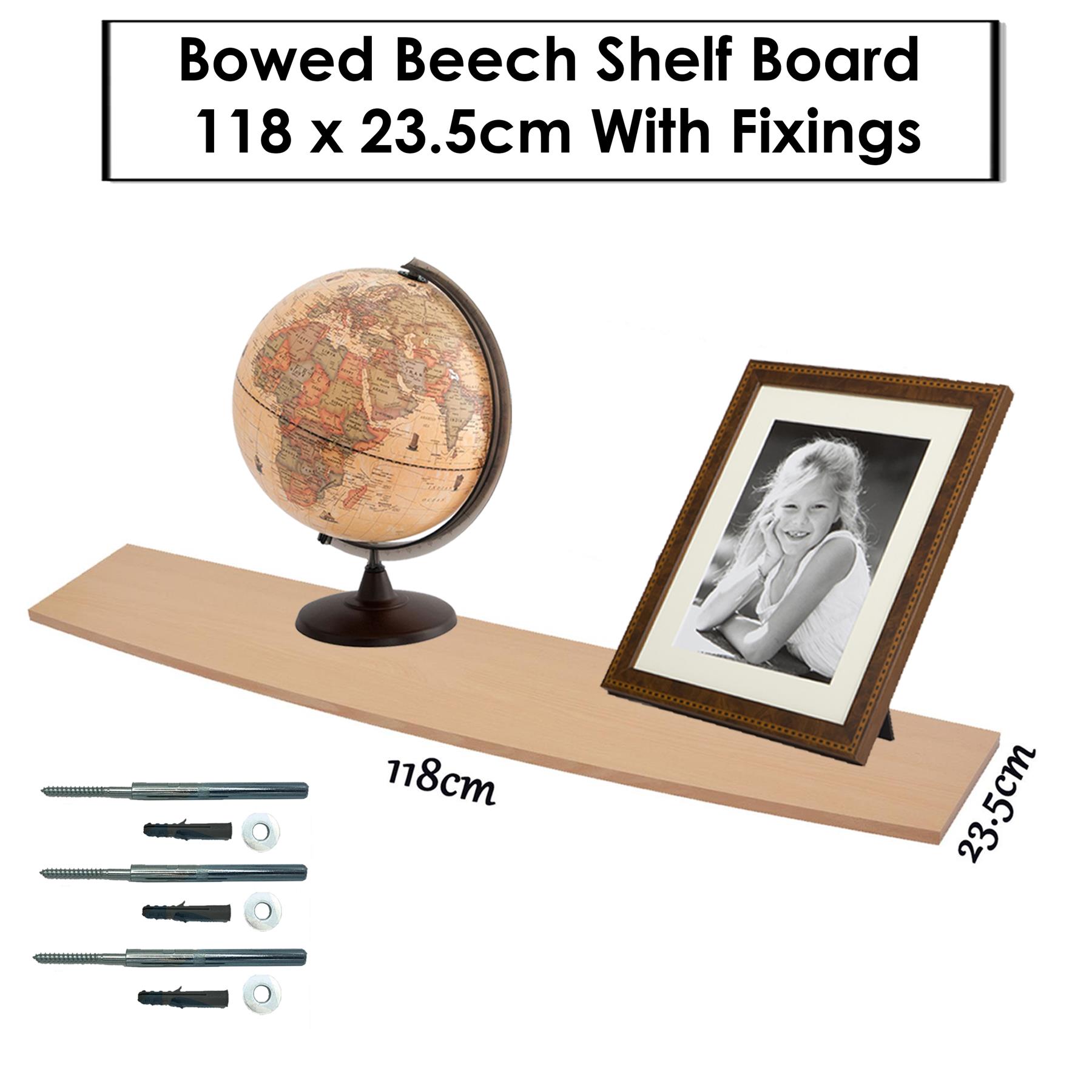 Floating Shelves 60cm,80cm,90cm,120cm Lengths - Shelf Boards Come With Fixings - Picture 100 of 105
