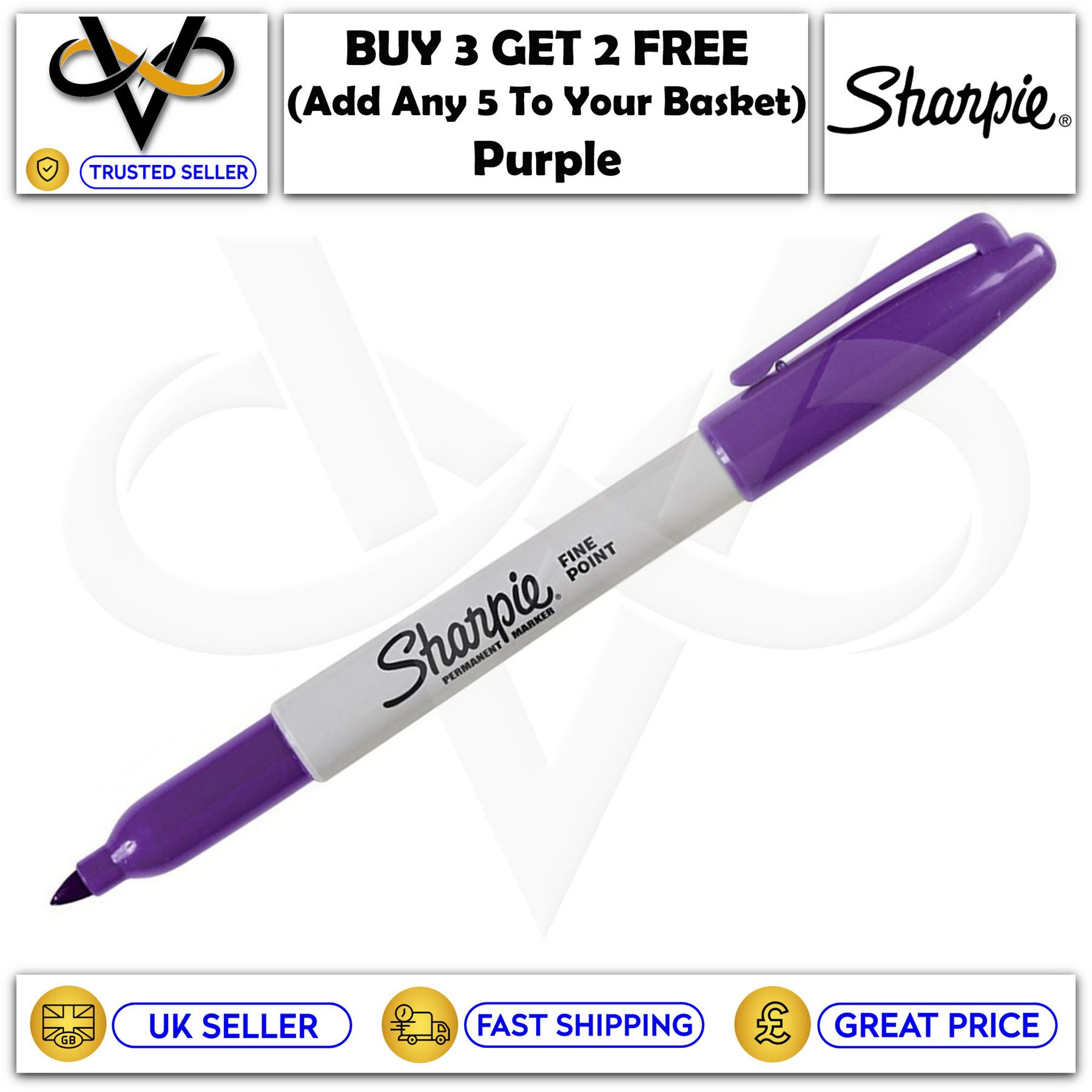 Sharpie Permanent Fine Point Marker Pens Optimal Precision & Smooth Ink Flow - Picture 27 of 37
