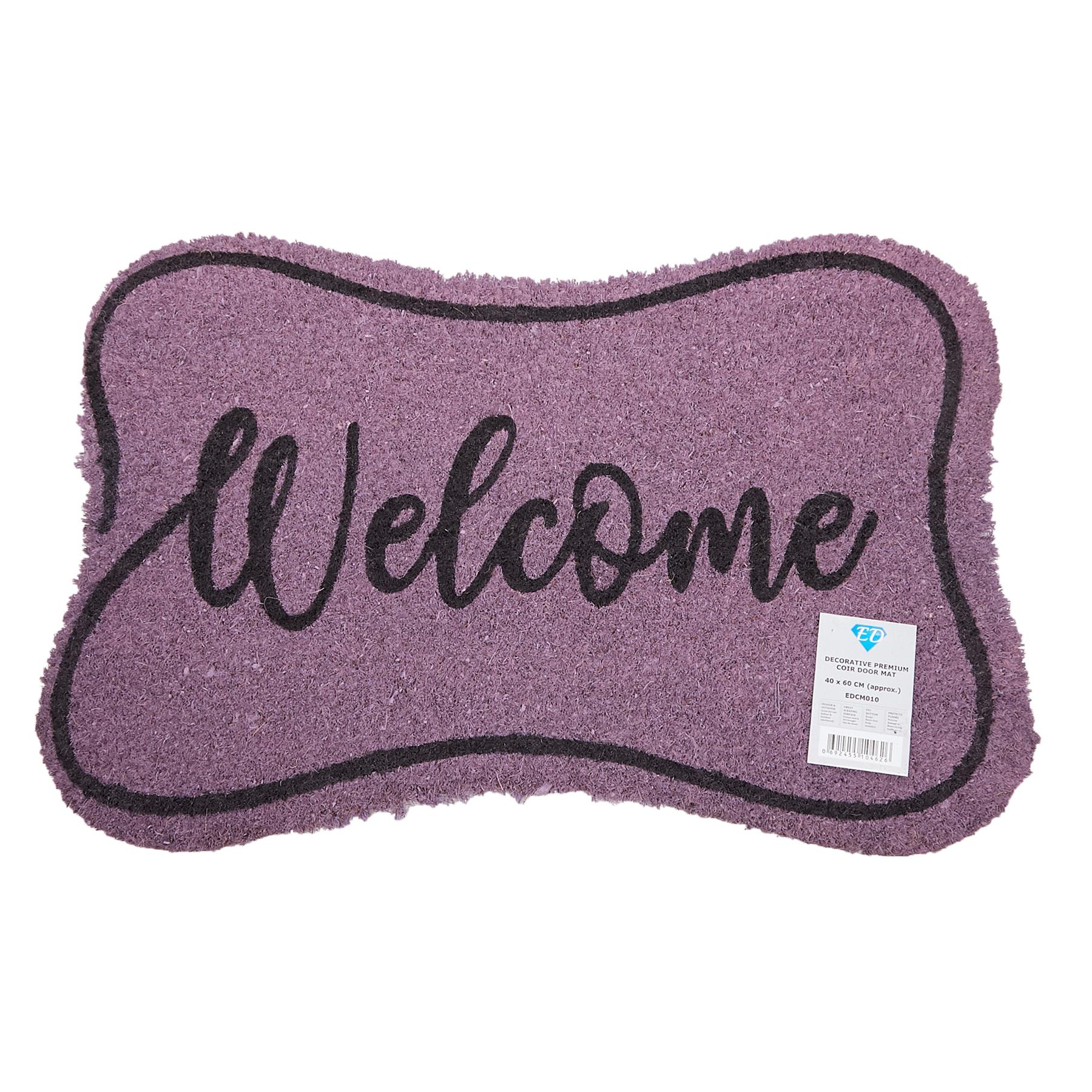 Door Mat Doormats Non Slip Natural Coir Welcome Indoor Outdoor Home Backdoor Mat - Picture 10 of 52