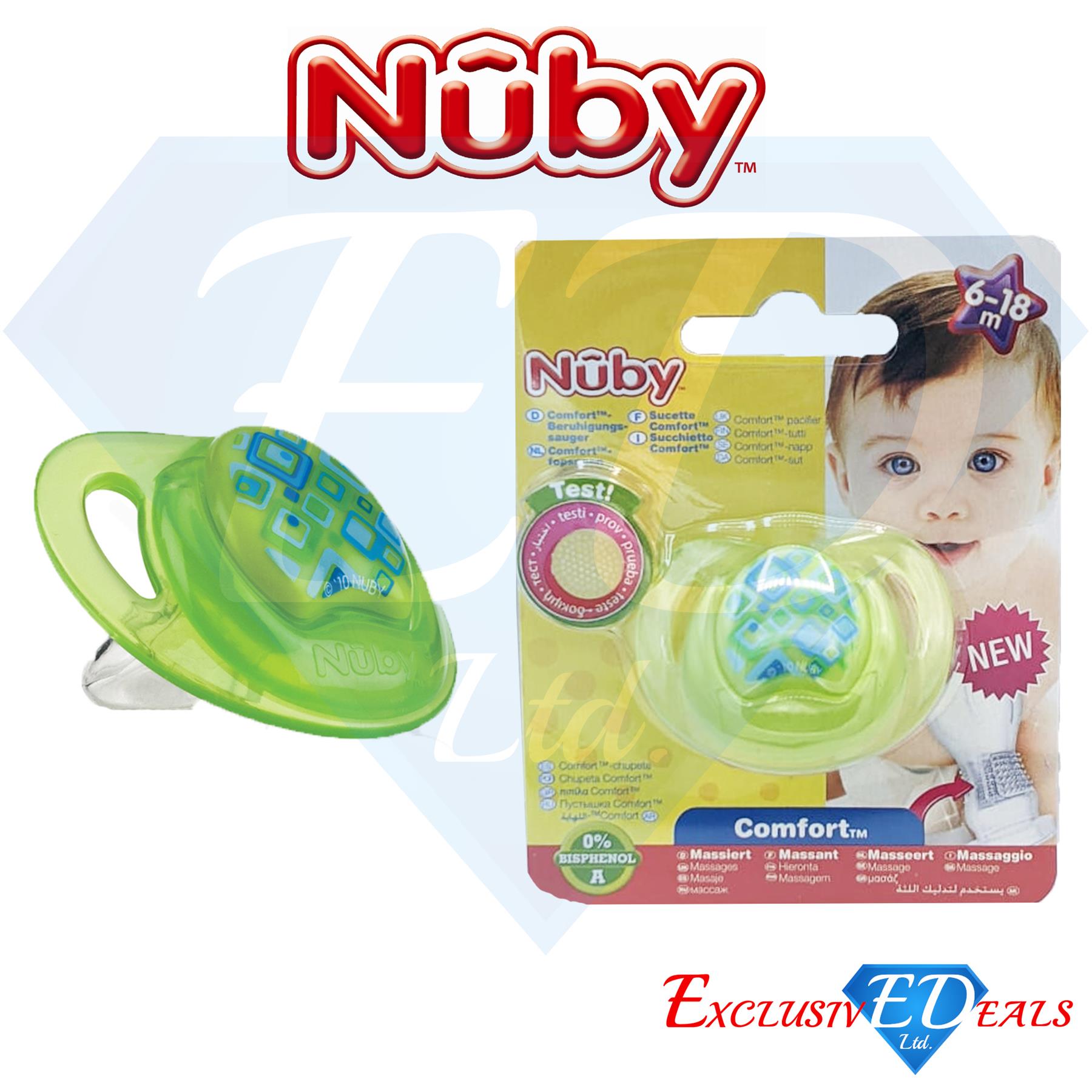 Nuby Soothers Orthodontic / Massaging Pacifiers 0-36Months Comfort Dummy - Picture 18 of 45