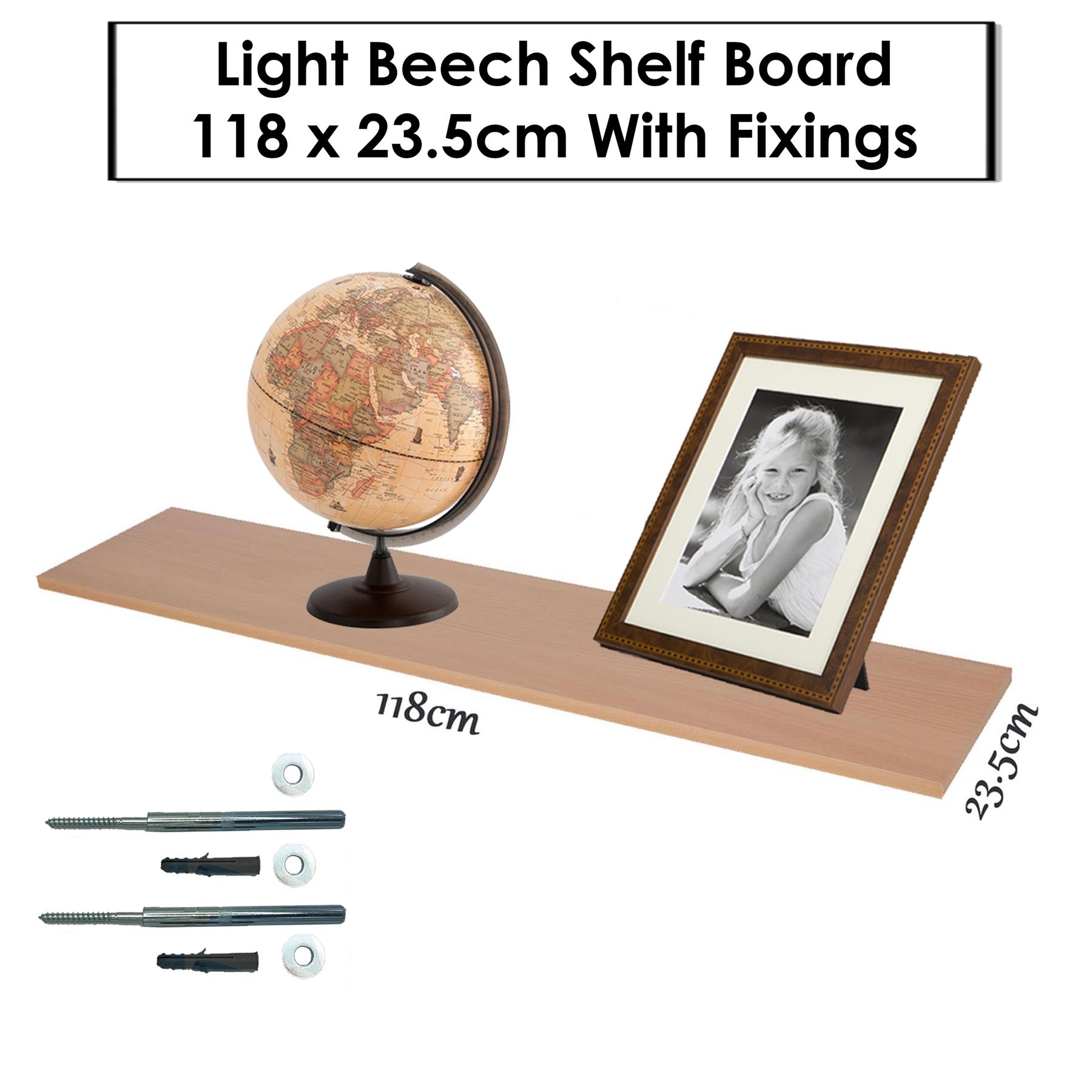 Floating Shelves 60cm,80cm,90cm,120cm Lengths - Shelf Boards Come With Fixings - Picture 83 of 105