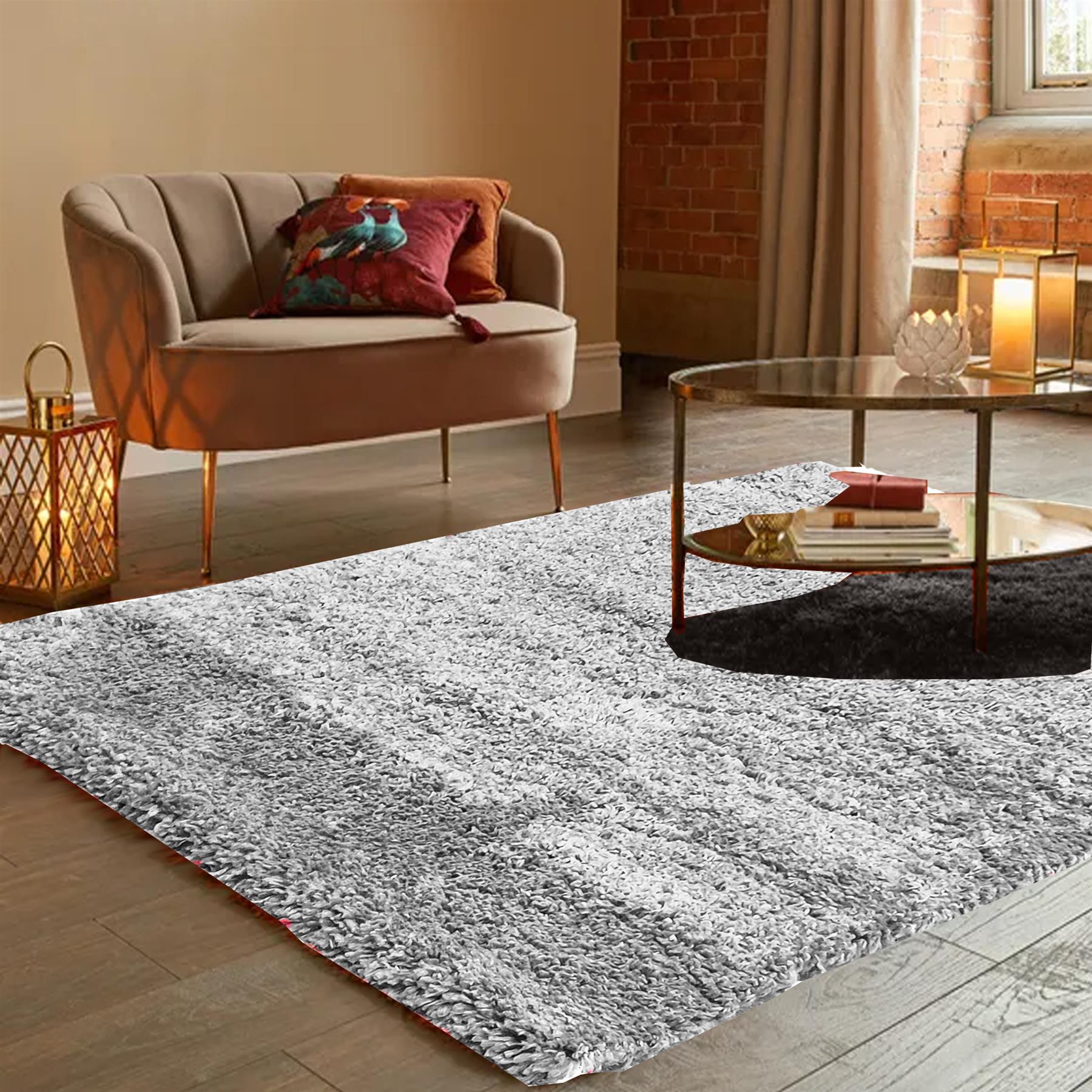Fluffy Rug Small Medium Area Rug Fuzzy Carpet Living Room Bedroom Soft Floor Mat - Picture 72 of 85
