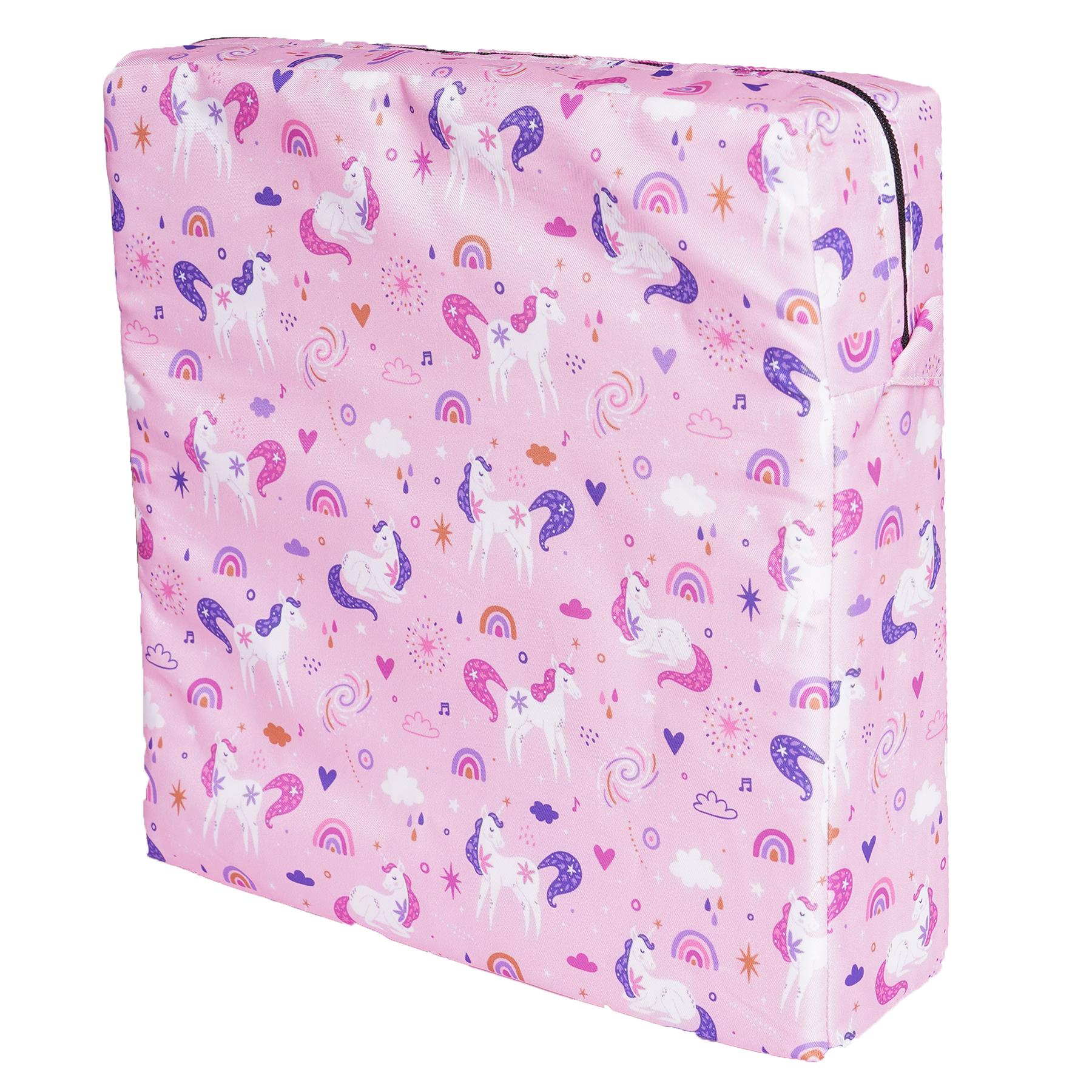 Kids Booster Seat Cushion 32 x 32cm For Dining Table Removable Waterproof Cover - Picture 62 of 62