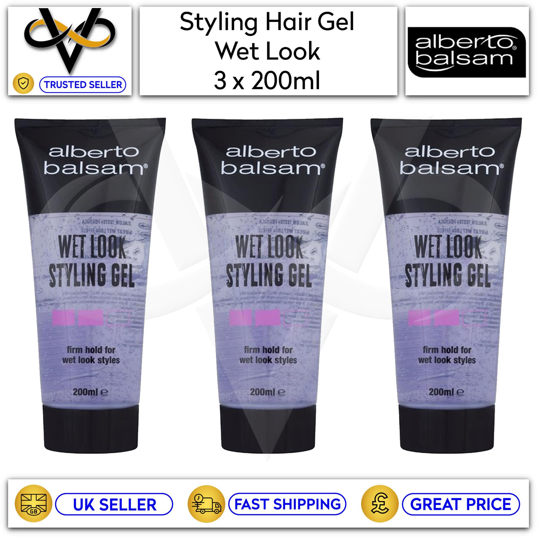 Alberto Balsam Style Gel Ultra Strong OR Wet Look Long Lasting 200ml - Picture 7 of 9