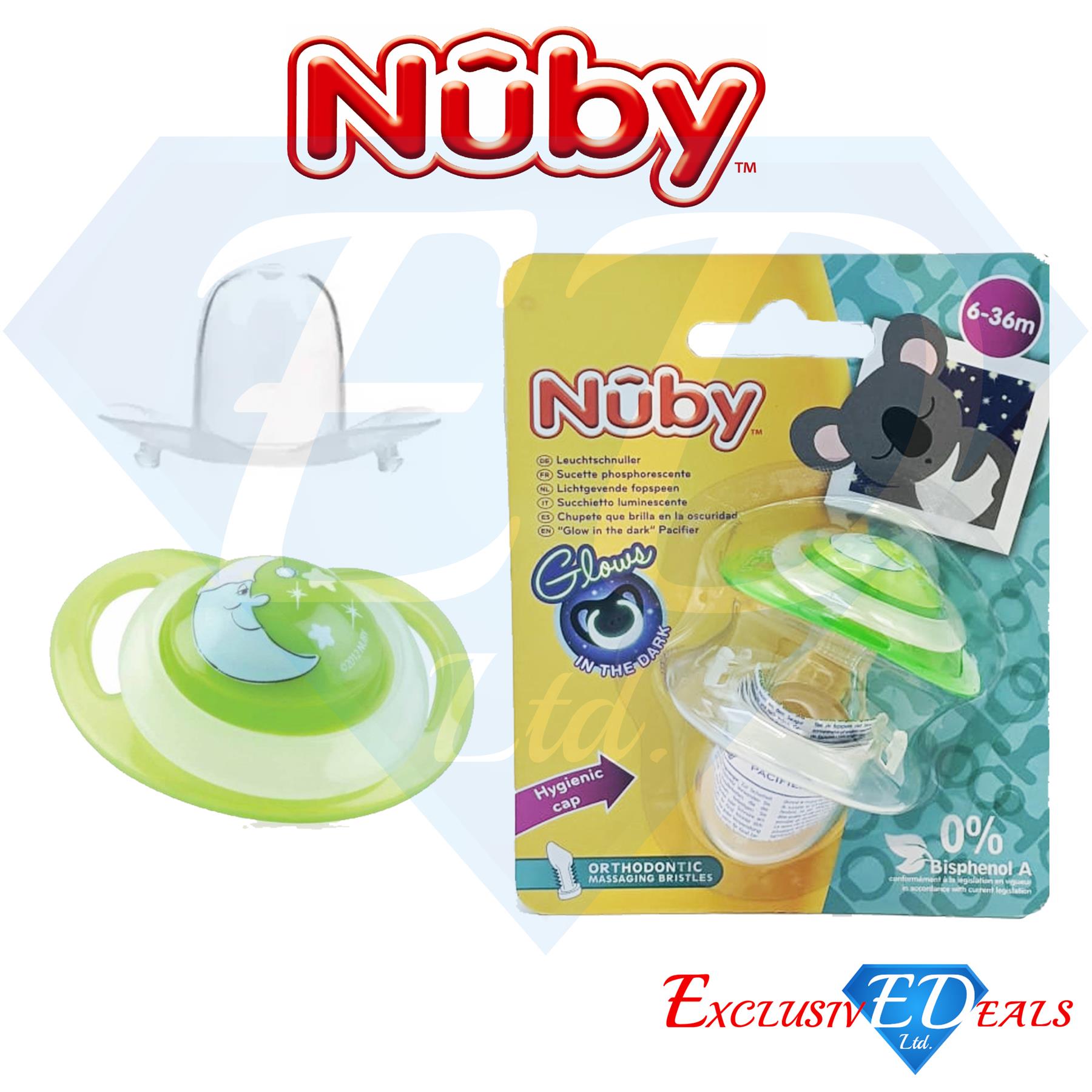 Nuby Soothers Orthodontic / Massaging Pacifiers 0-36Months Comfort Dummy - Picture 45 of 45