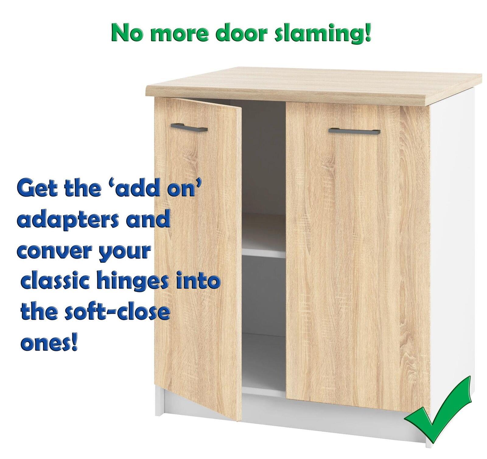 Hafele Soft Close Hinge Adaptor for 100° Hinge Click On High Quality Durable - Picture 14 of 34