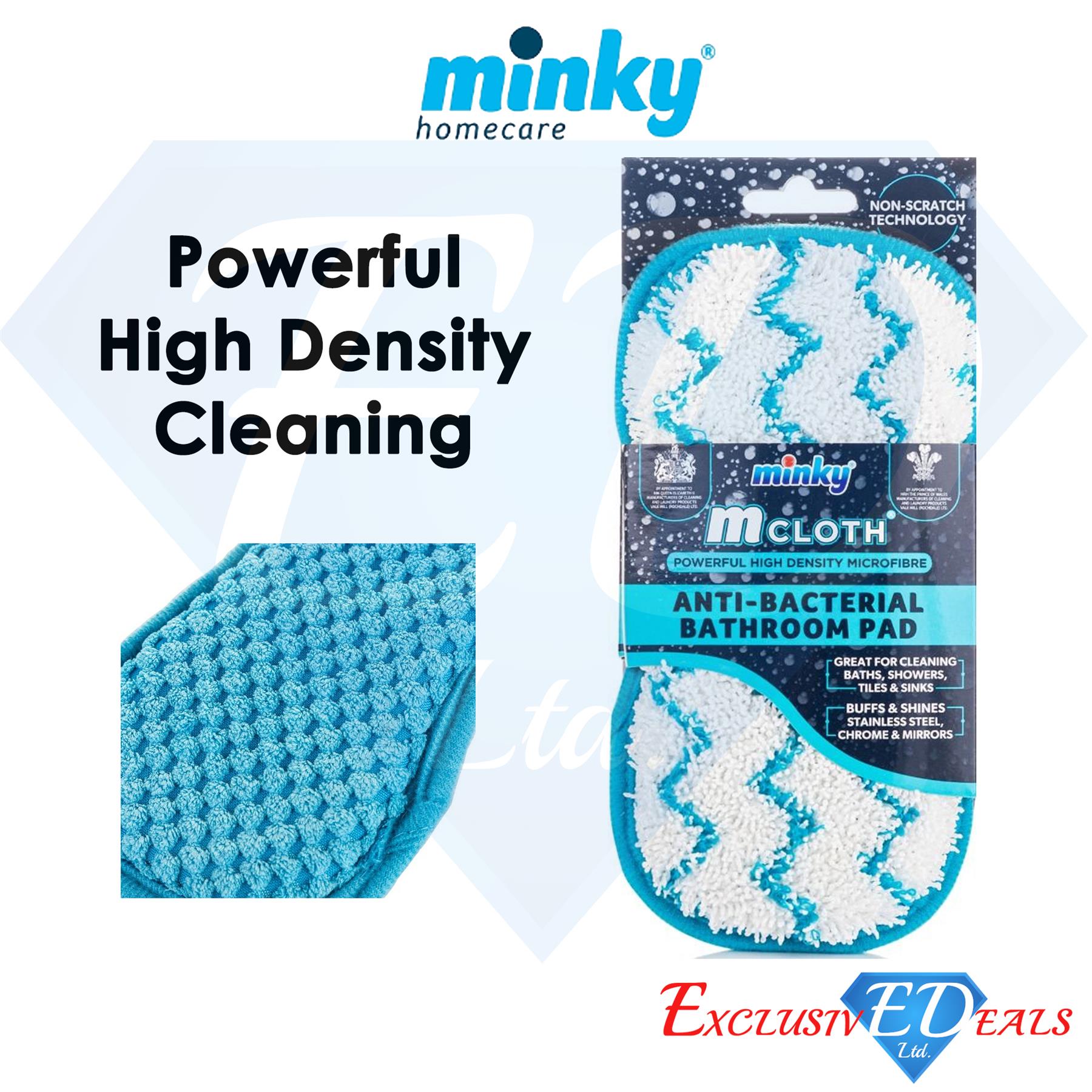 Minky M General Purpose Household Cleaning Cloths & Pads Antibacterial