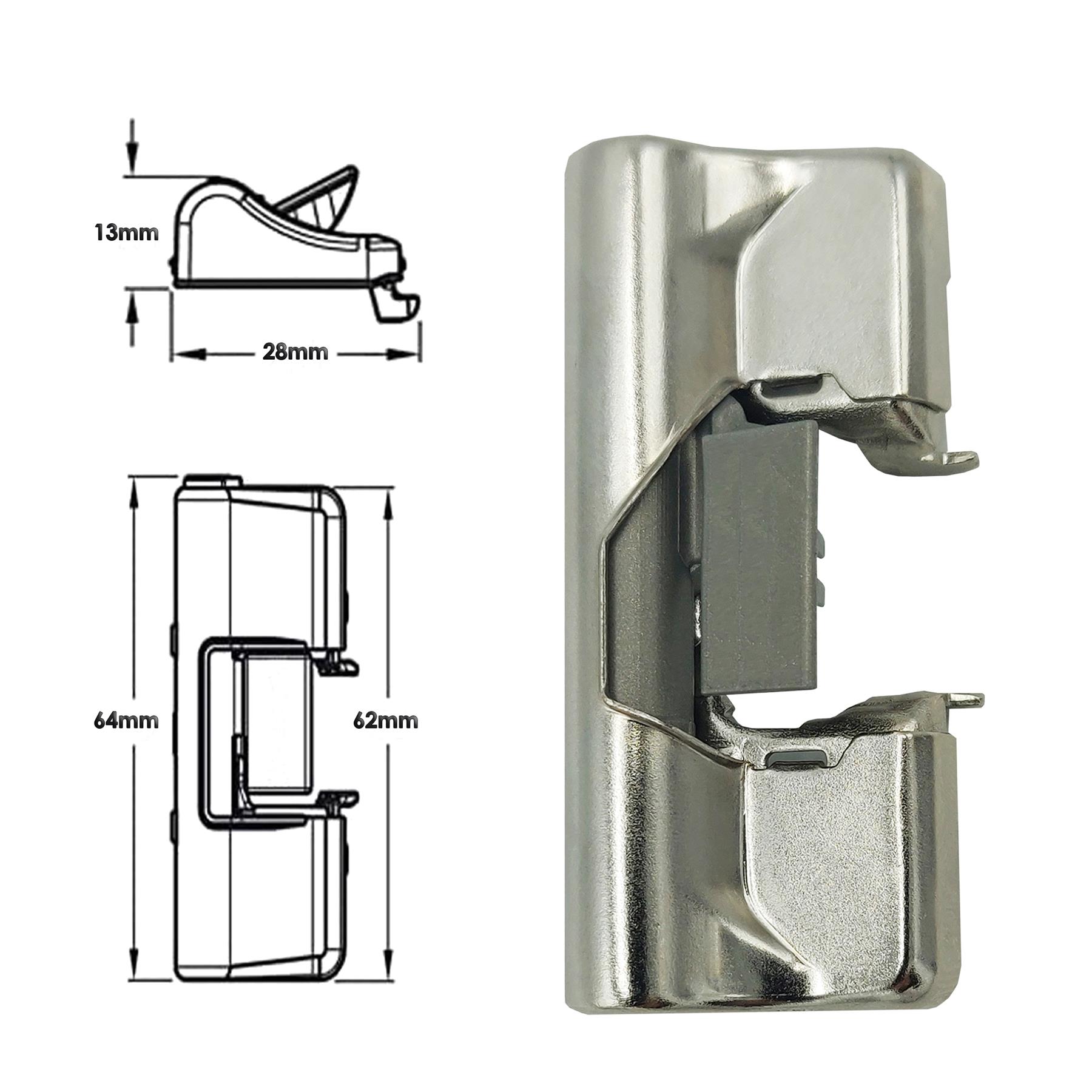 Hafele Soft Close Hinge Adaptor for 100° Hinge Click On High Quality Durable - Picture 17 of 34