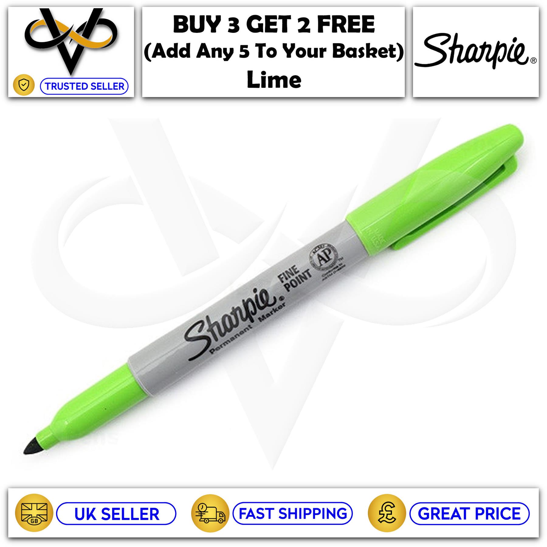 Sharpie Permanent Fine Point Marker Pens Optimal Precision & Smooth Ink Flow - Picture 18 of 37
